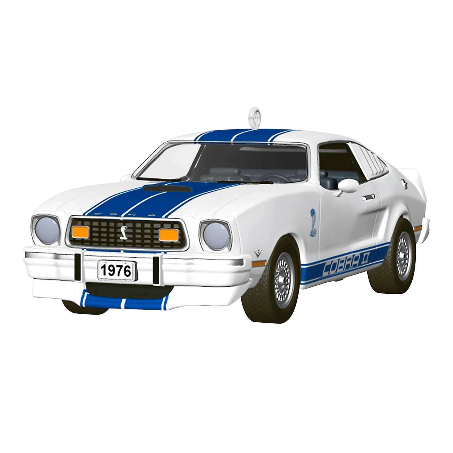 Classic American Cars 1976 Ford Mustang Cobra II 2026, Metal, 36th in the Series — 2026 Hallmark Keepsake Christmas Ornament