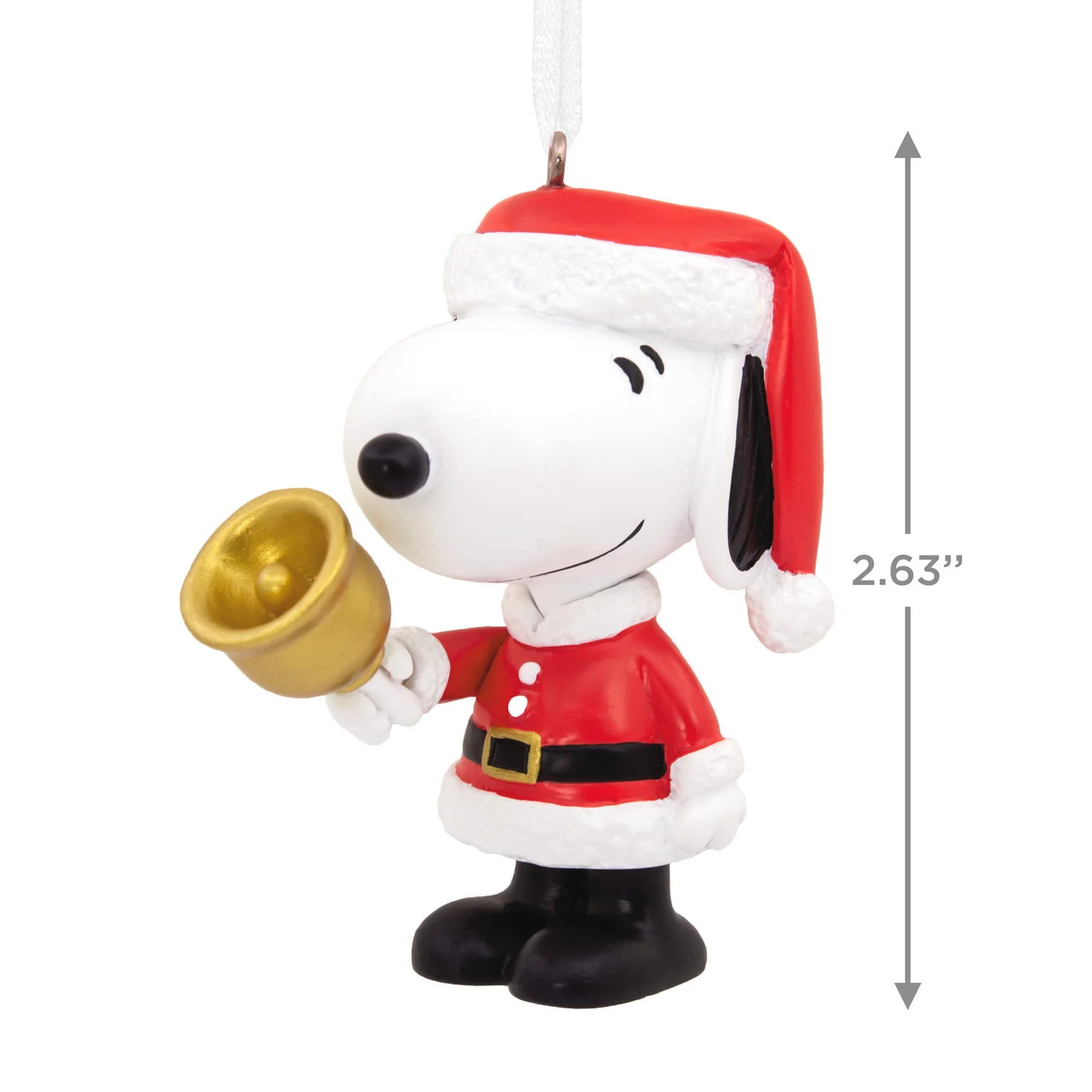 Peanuts® Snoopy Bell Ringer — Hallmark Christmas Ornament - Image 3