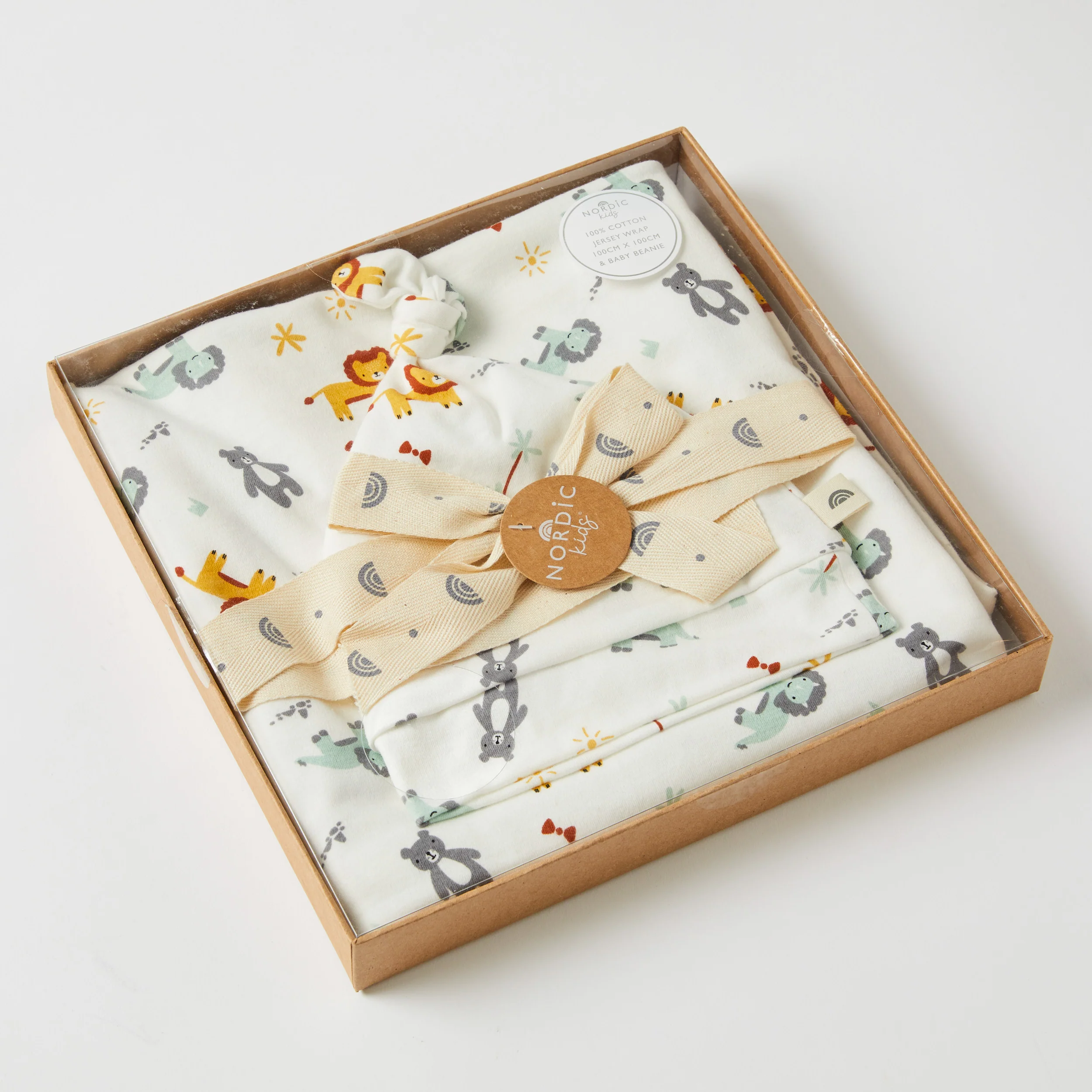 Adventure Baby Wrap & Knotted Beanie Set - Image 3