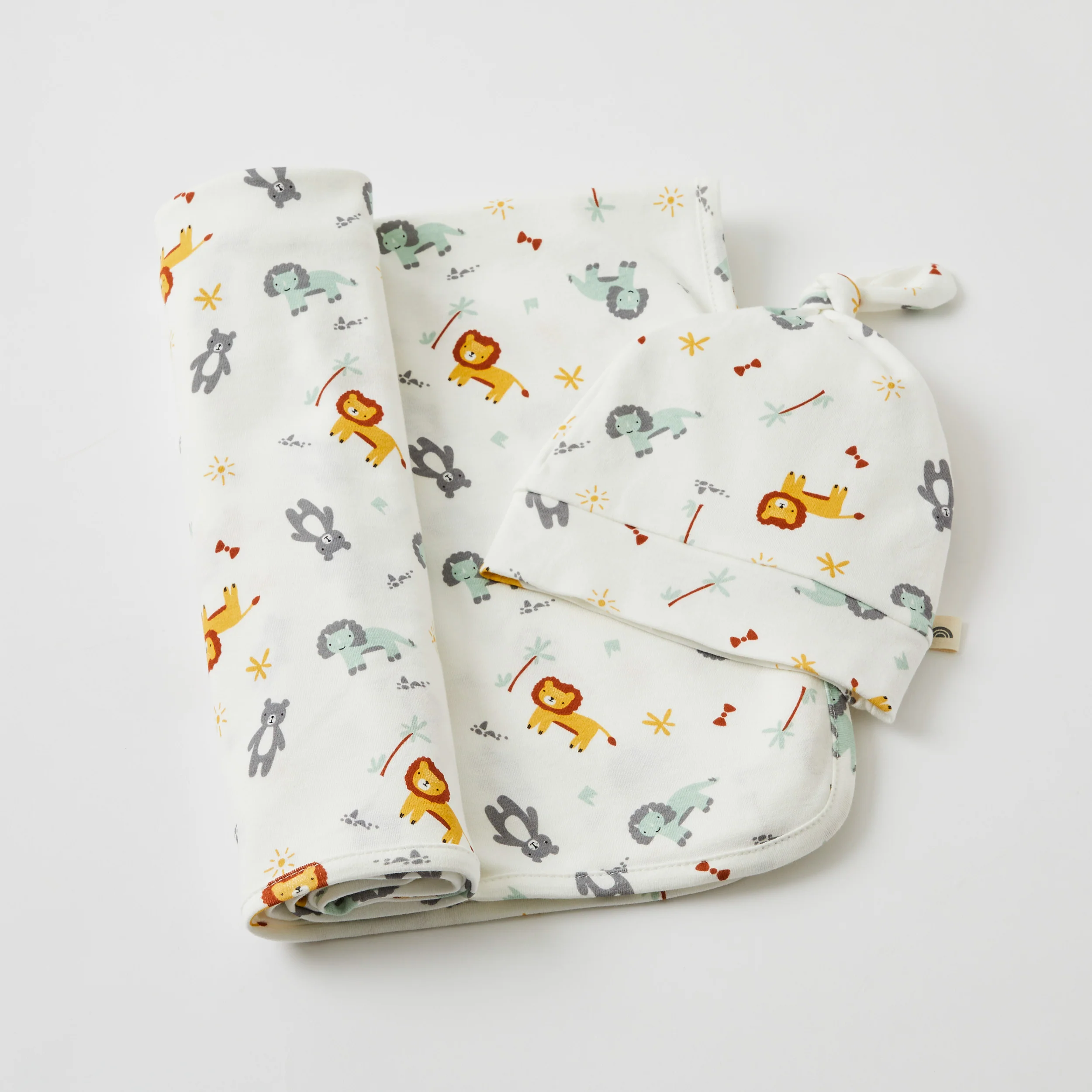 Adventure Baby Wrap & Knotted Beanie Set - Image 4