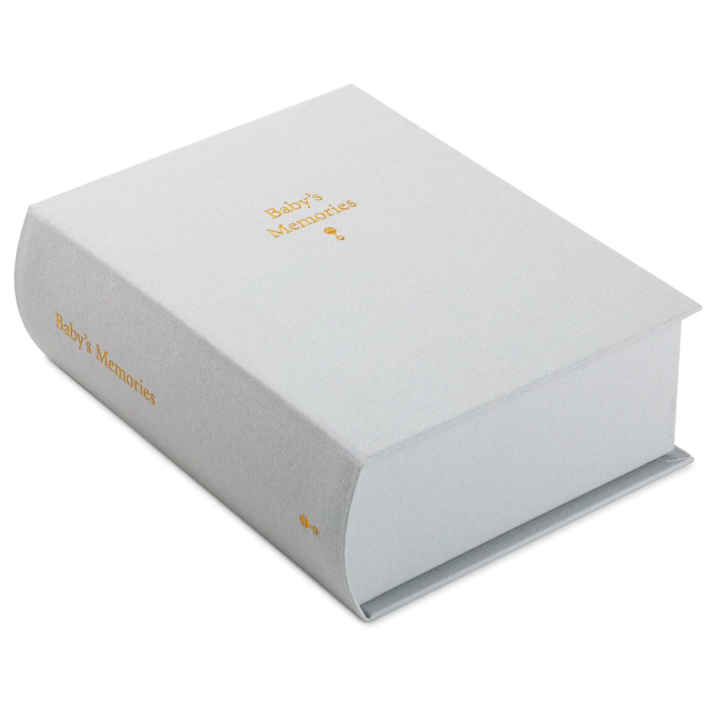 Baby's Memories Gray Memory Box - Image 3