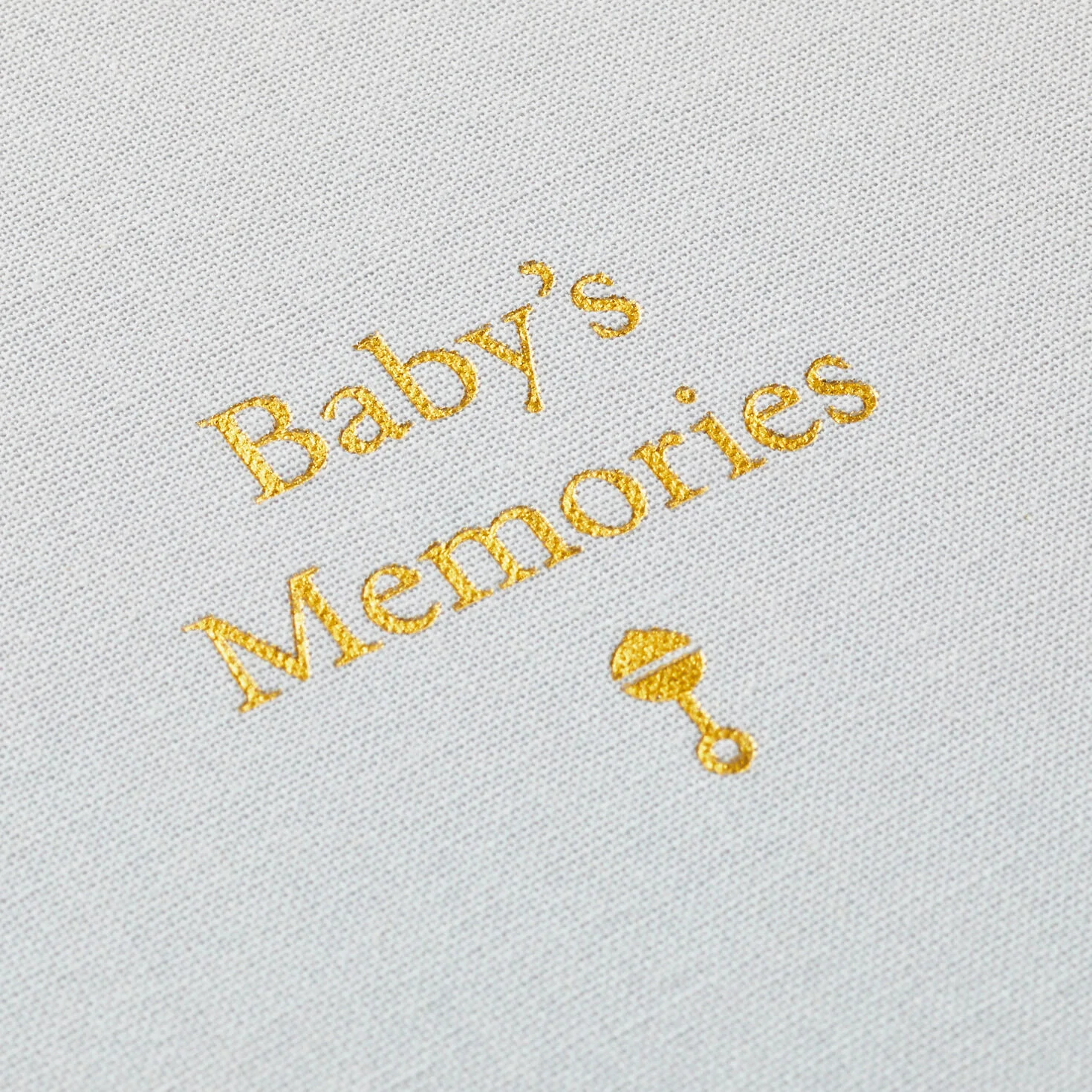 Baby's Memories Gray Memory Box - Image 5