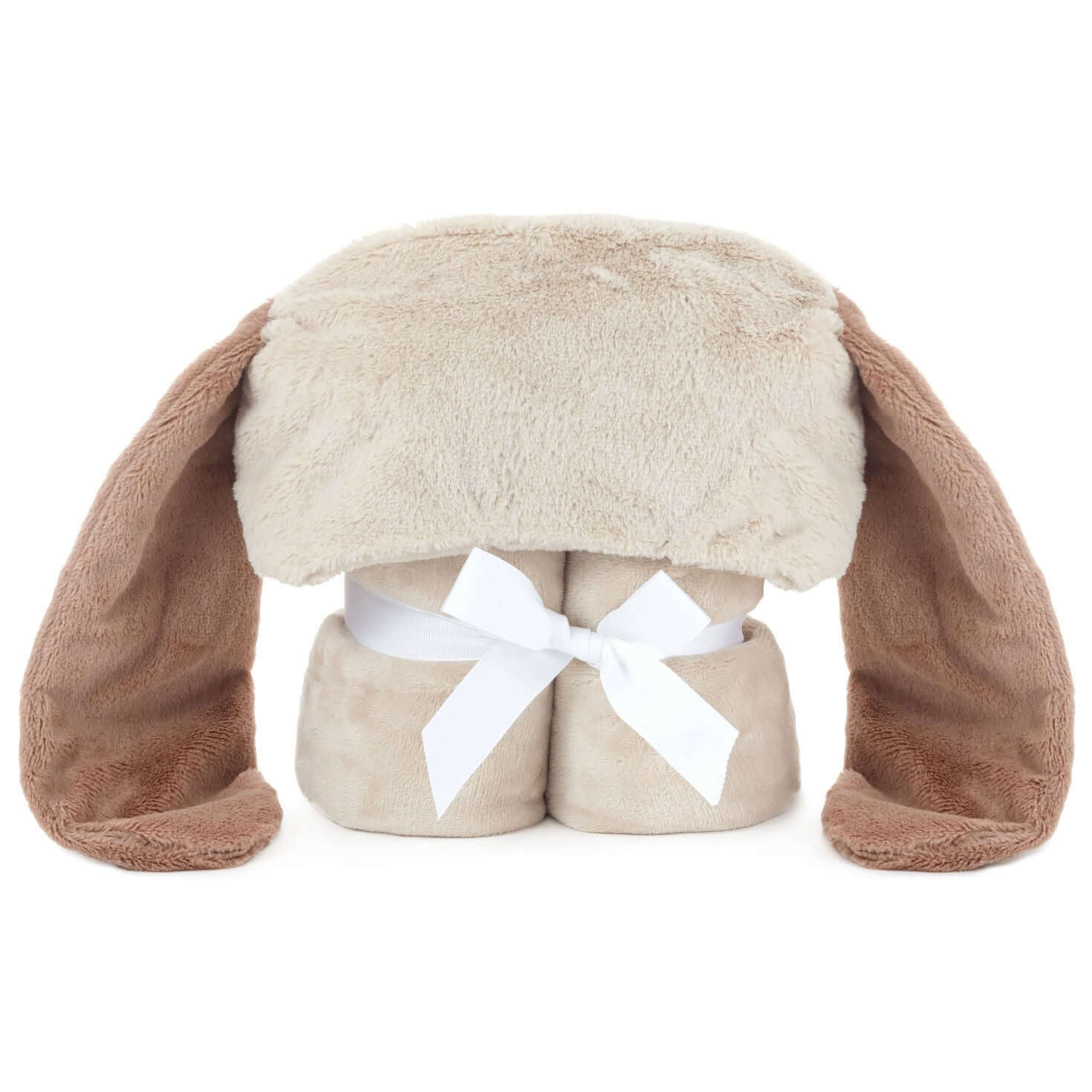 Baby Bunny Hooded Blanket With Pockets - Image 2