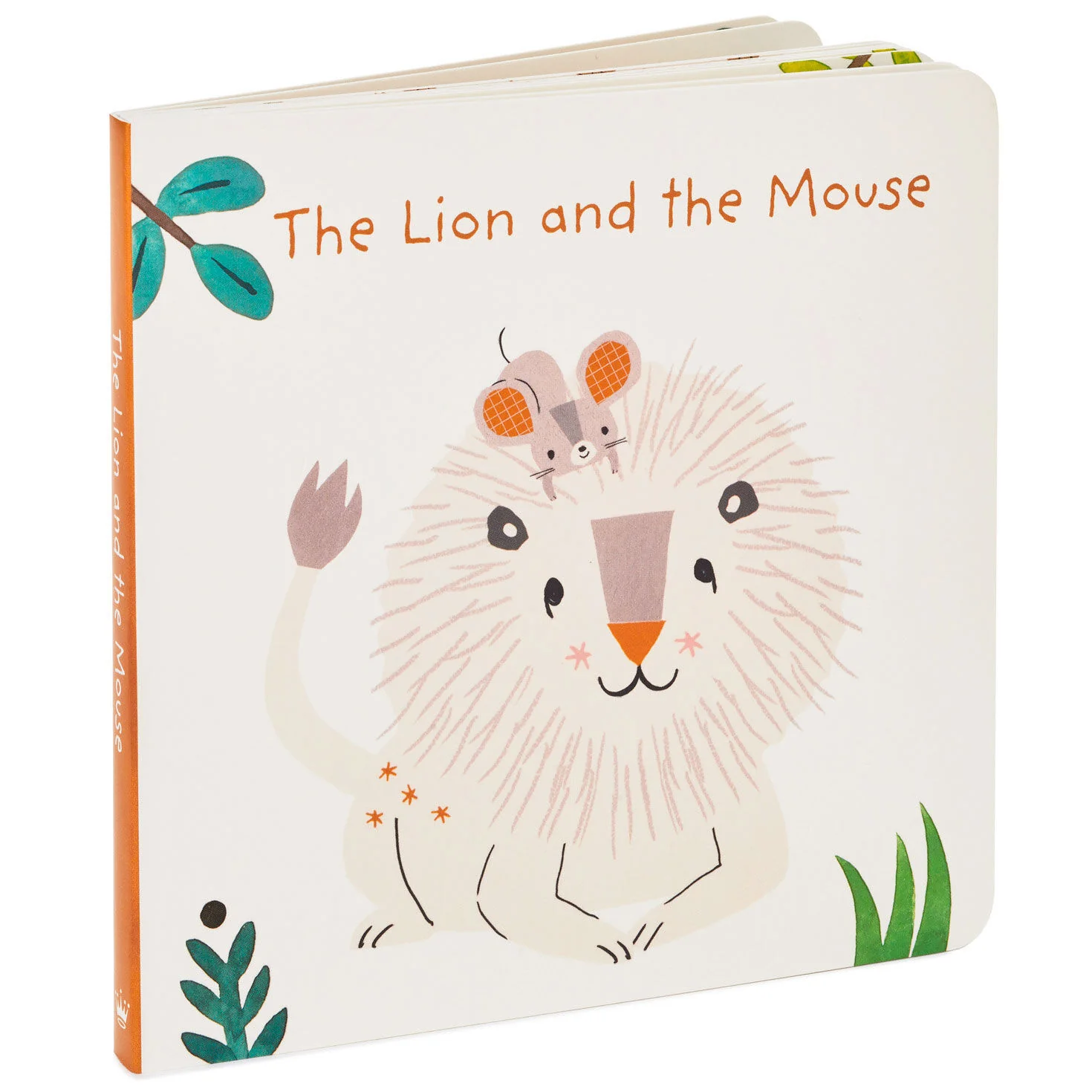 The Lion and the Mouse Board Book and Lion Lovey Blanket Set - Image 11