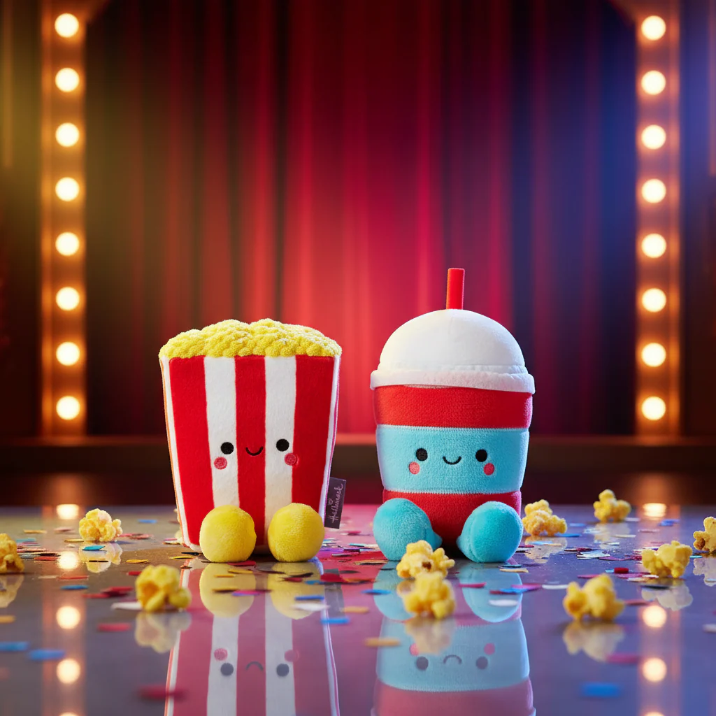 Popcorn and Slushie Magnetic Plush – Better Together - Image 3