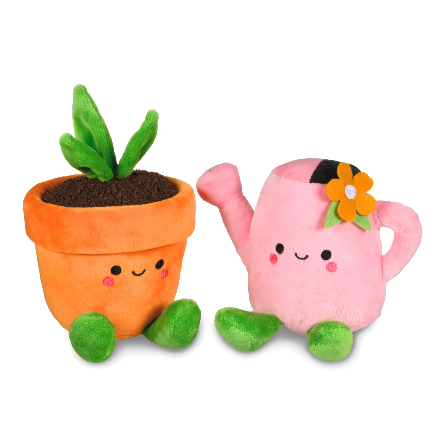 Better Together Watering Can and Plant Magnetic Plush Pair, 4.5" - Image 2