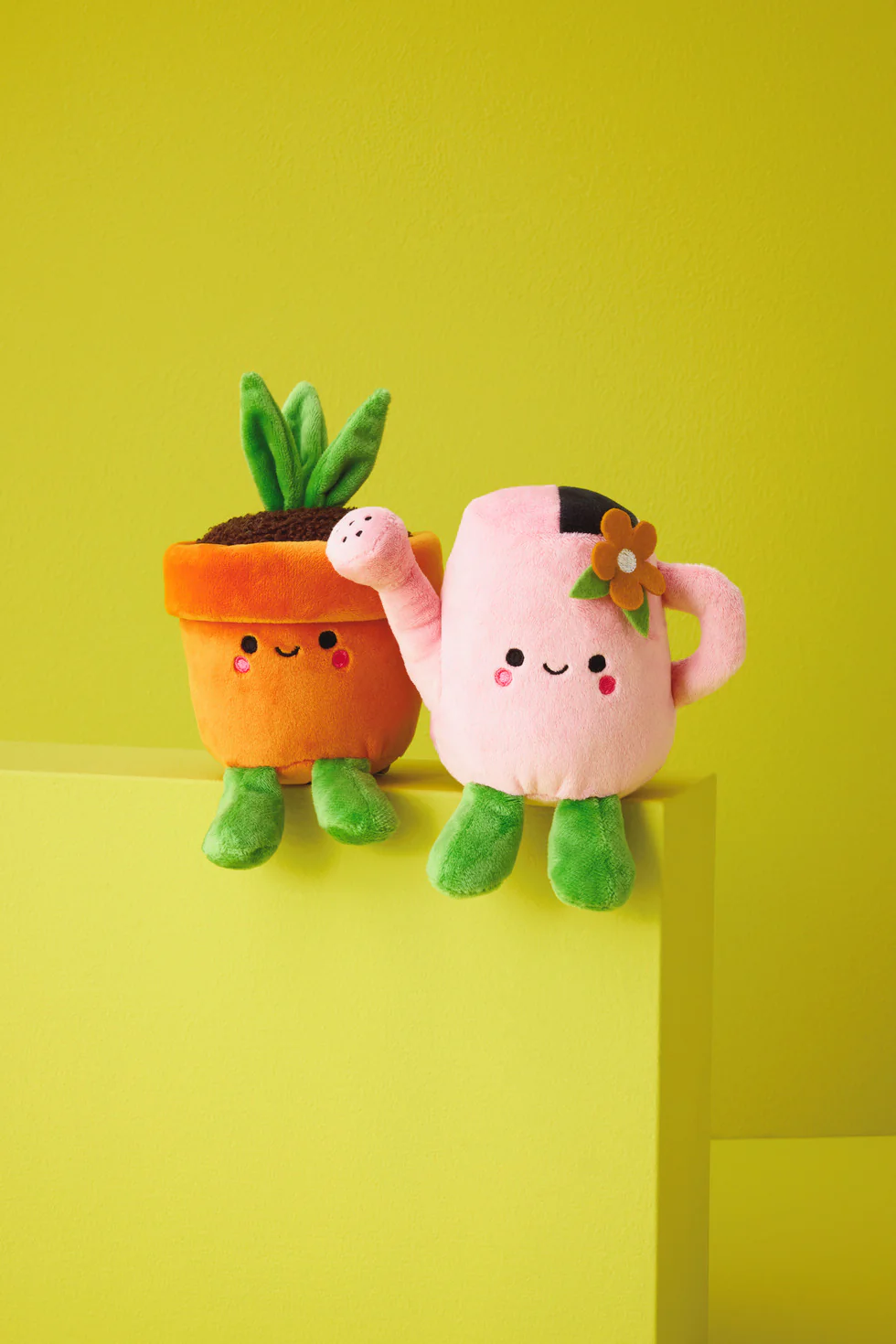 Better Together Watering Can and Plant Magnetic Plush Pair, 4.5" - Image 3