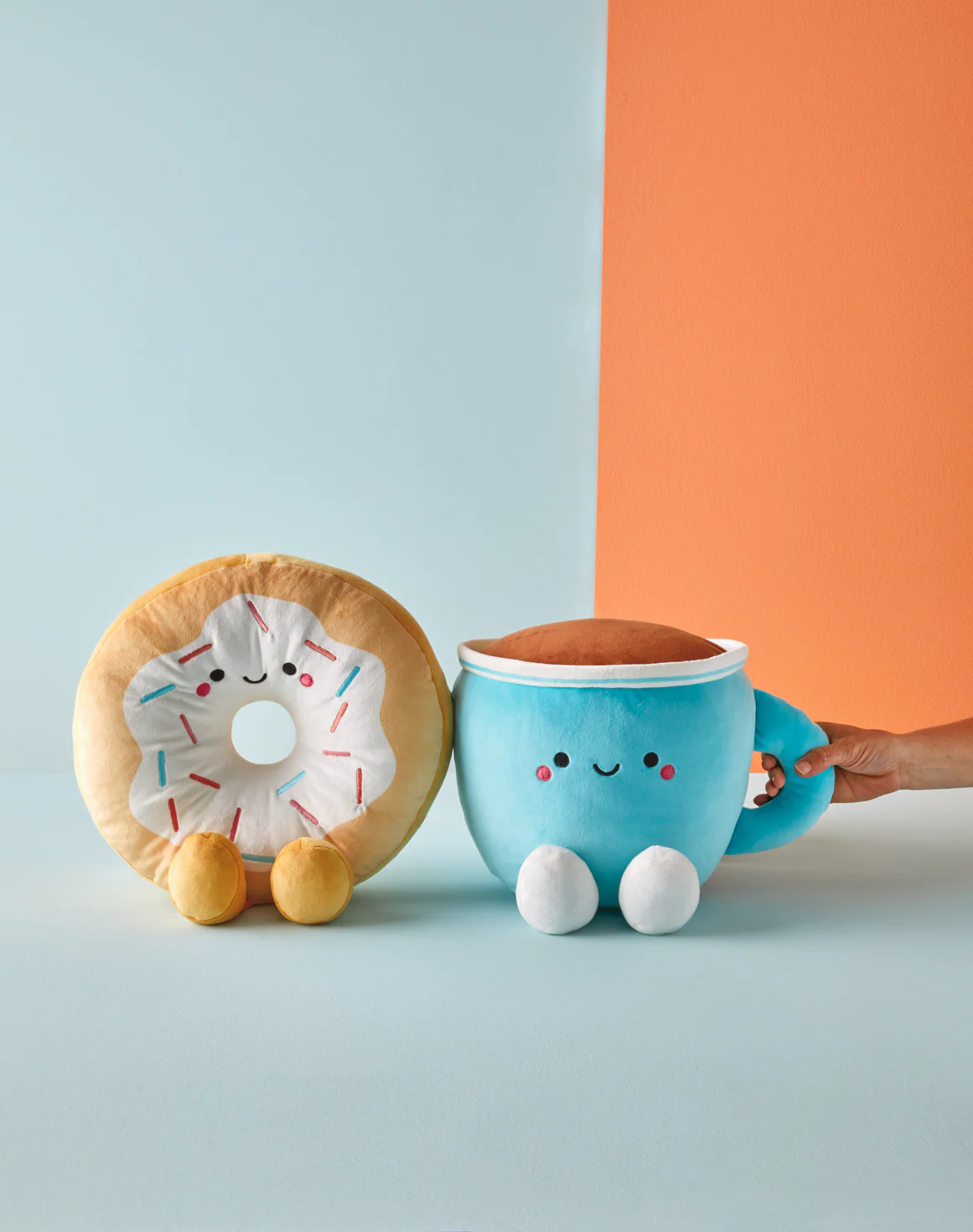 Donut and Coffee Magnetic Plush Pair (Extra Large) - Better Together - Image 7
