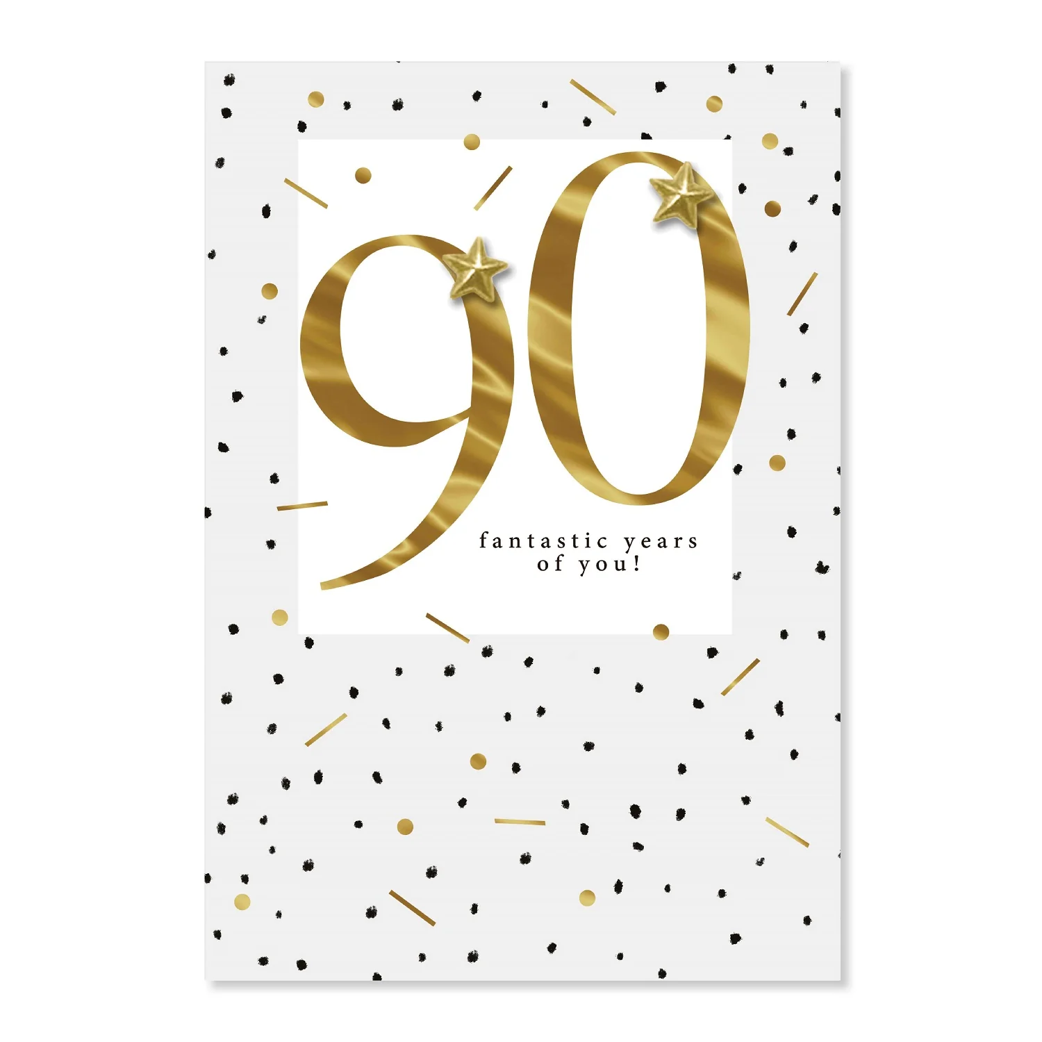 Connections from Hallmark 90th Birthday Card - 90 fantastic years of you!