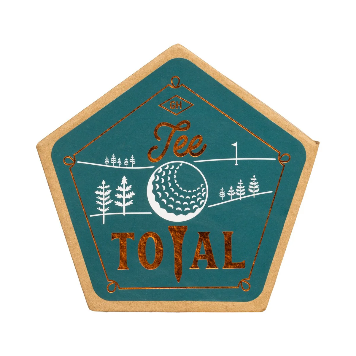 Ceramic Coaster, Set of 4 - Golf - Image 3