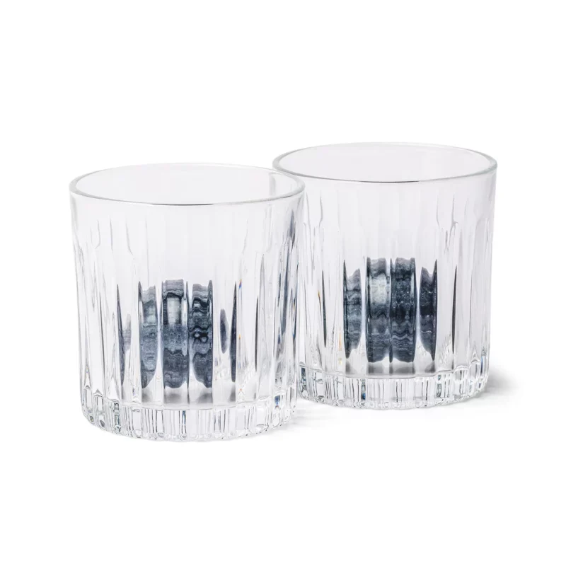 Cocktail Tumbler & Whiskey Stones Set - Image 2