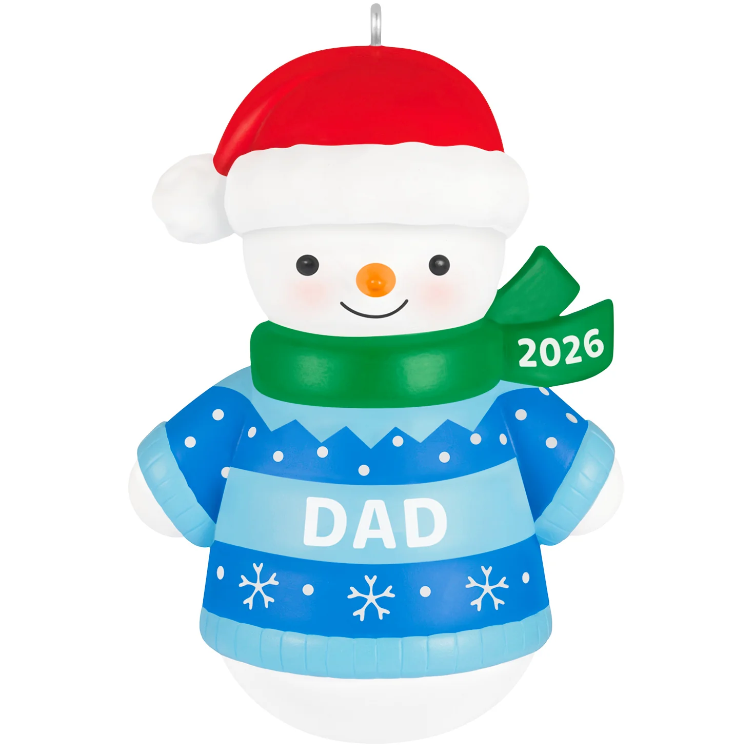 Dad Snowman 2026 — 2026 Hallmark Keepsake Christmas Ornament