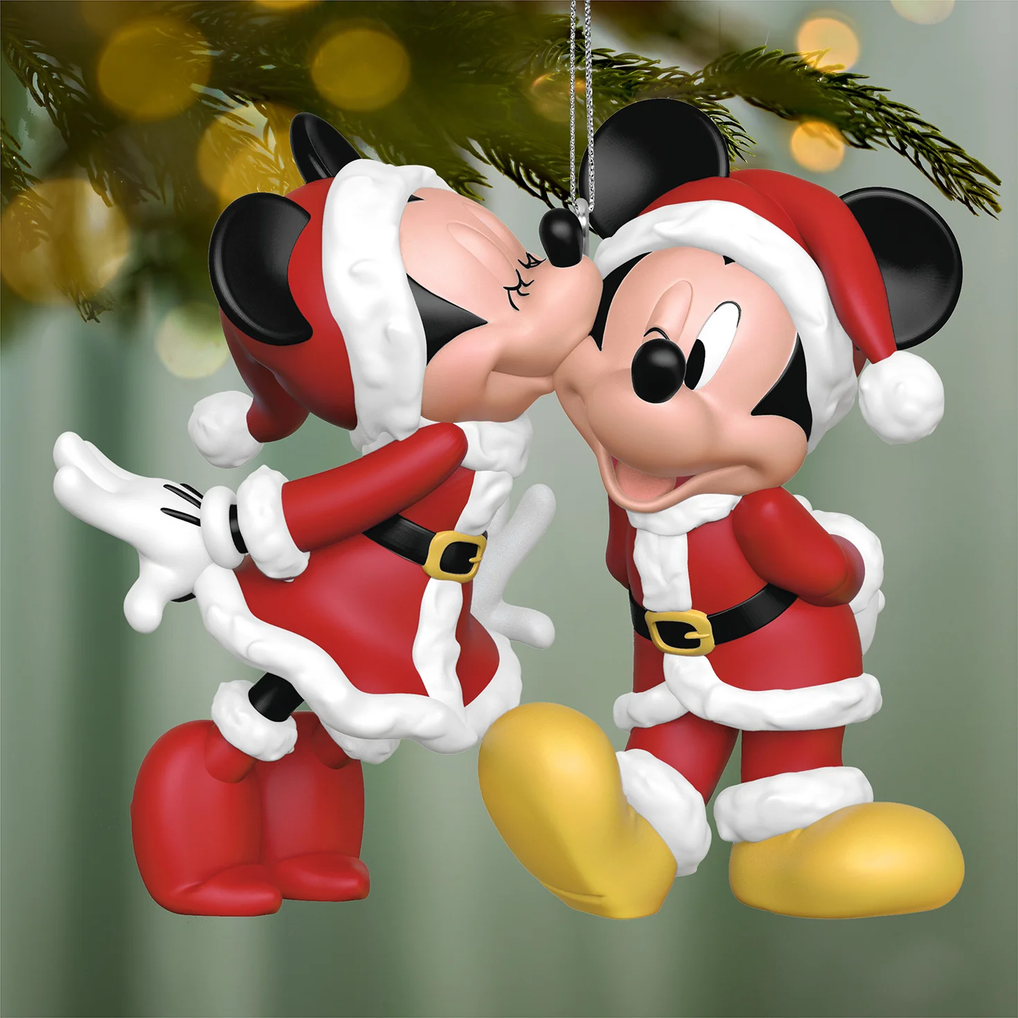 Disney Mickey and Minnie Merry Kissmas! — 2026 Hallmark Keepsake Christmas Ornament - Image 2