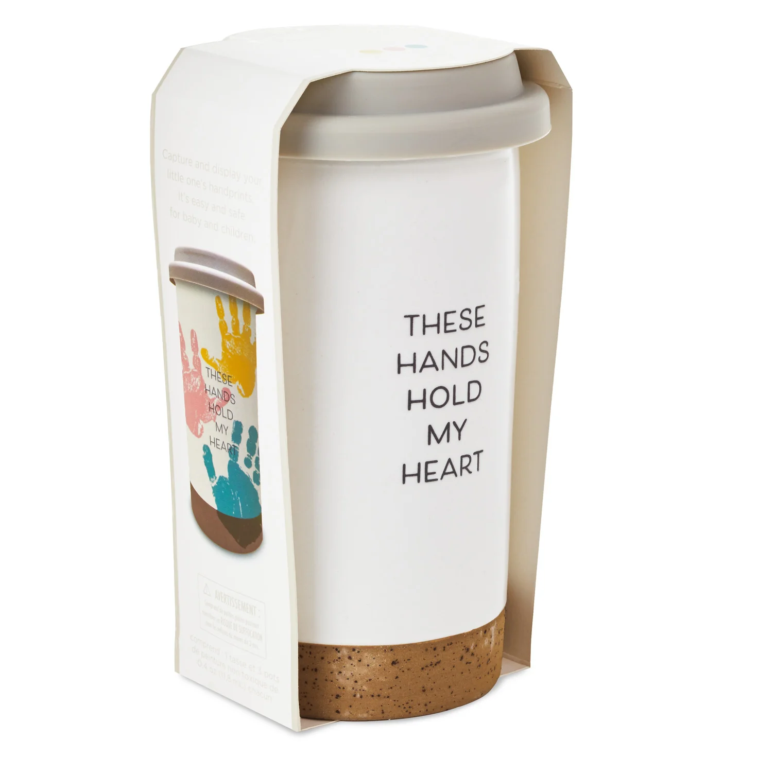 These Hands Hold My Heart Ceramic Travel Mug, 12.5 oz. - Image 6