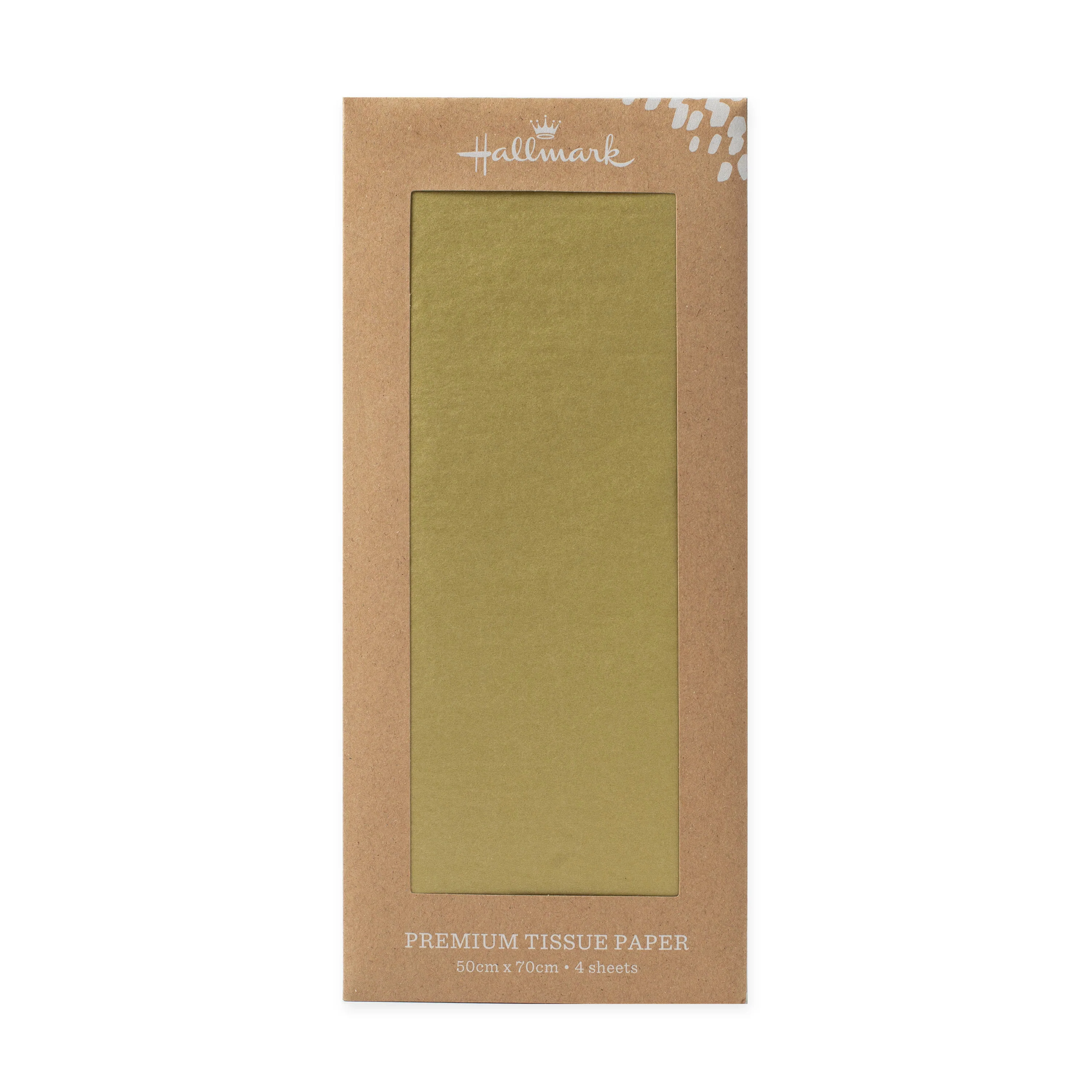 Hallmark Premium Gold Tissue Paper - 4 Sheets