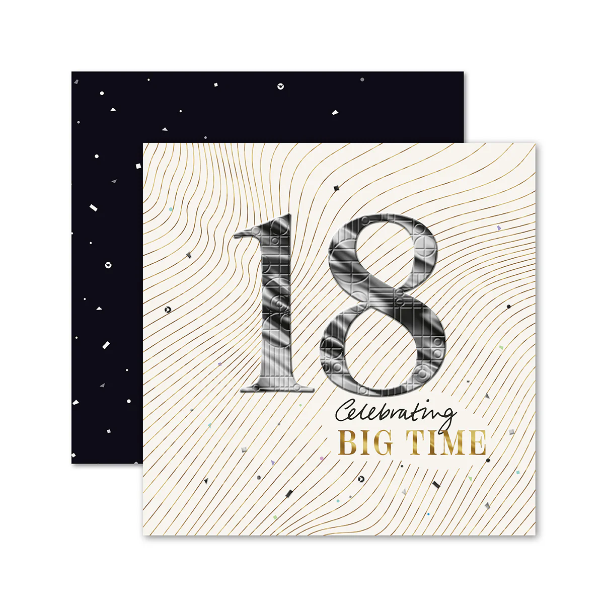 Hallmark 18th Birthday Card - Celebrating Big Time - Image 3