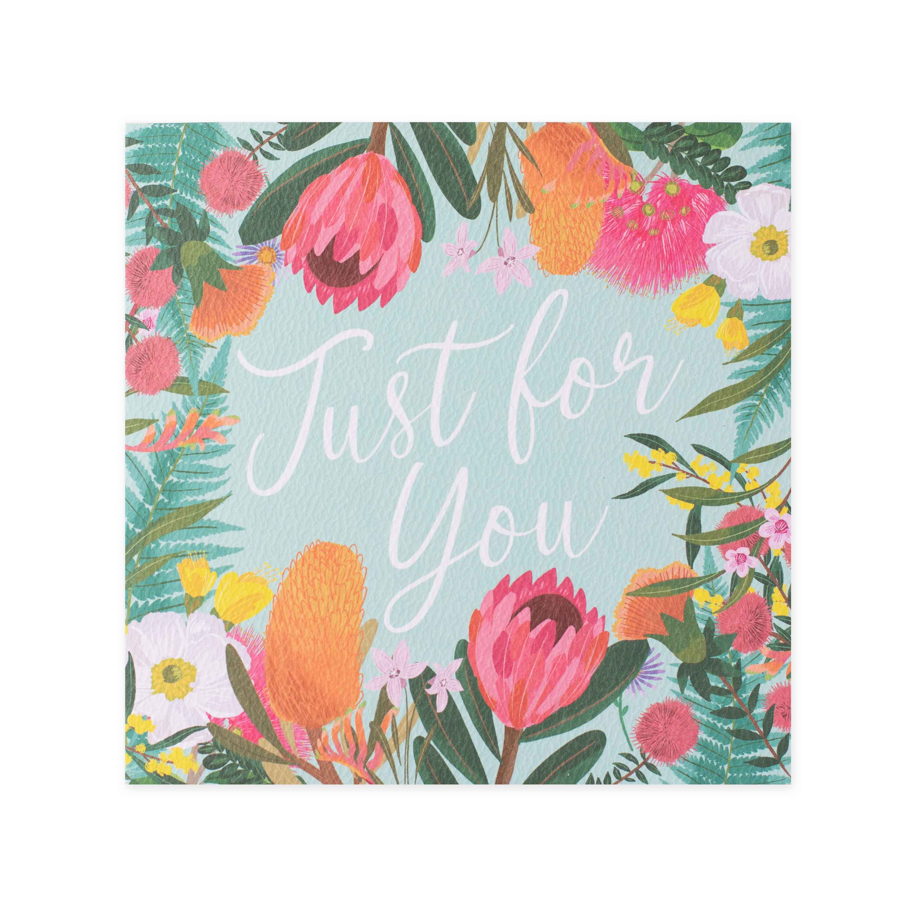 Hallmark x Christie Williams Gallery Blank Greeting Card - Just For You