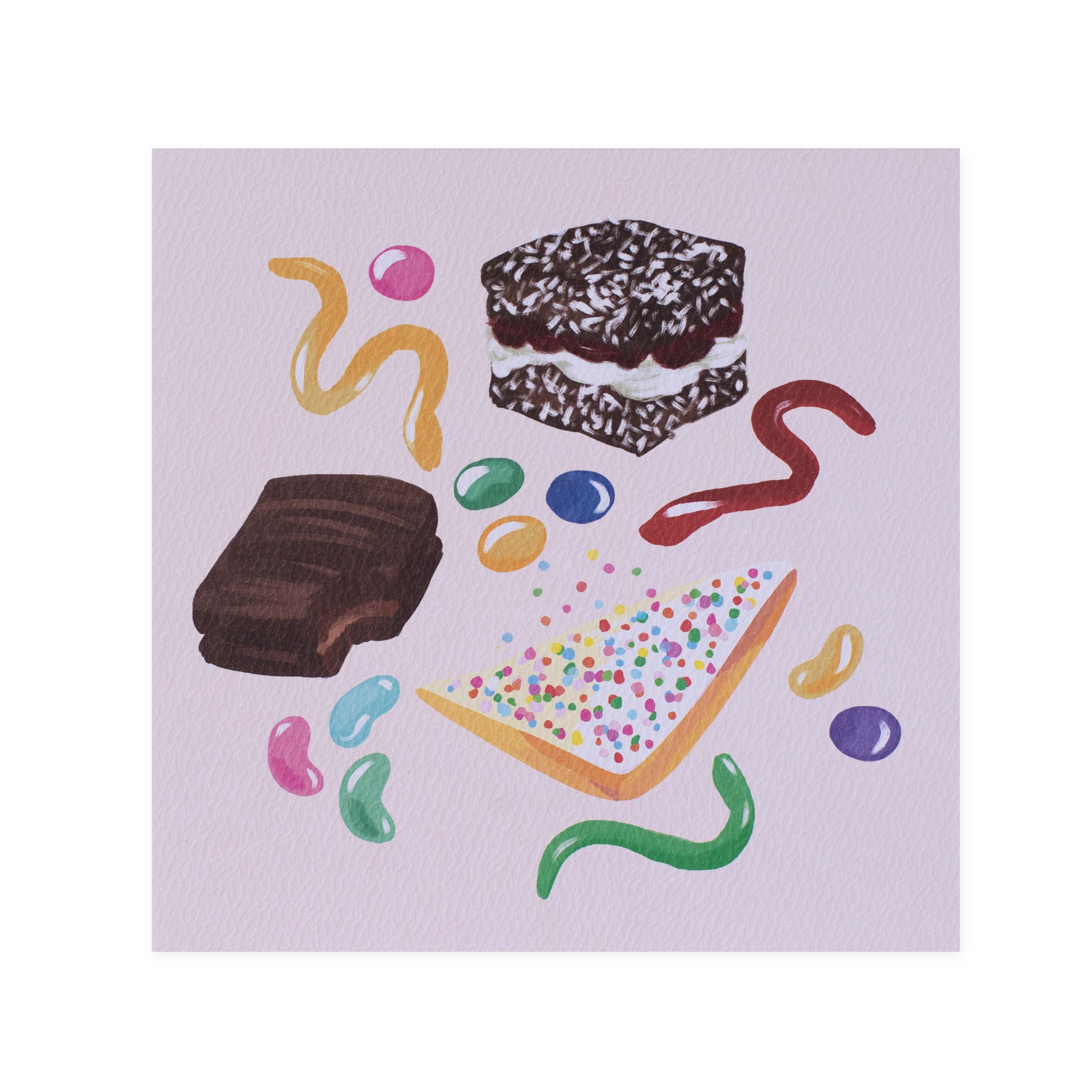 Hallmark x Christie Williams Gallery Blank Greeting Card - Classic Party Favourites