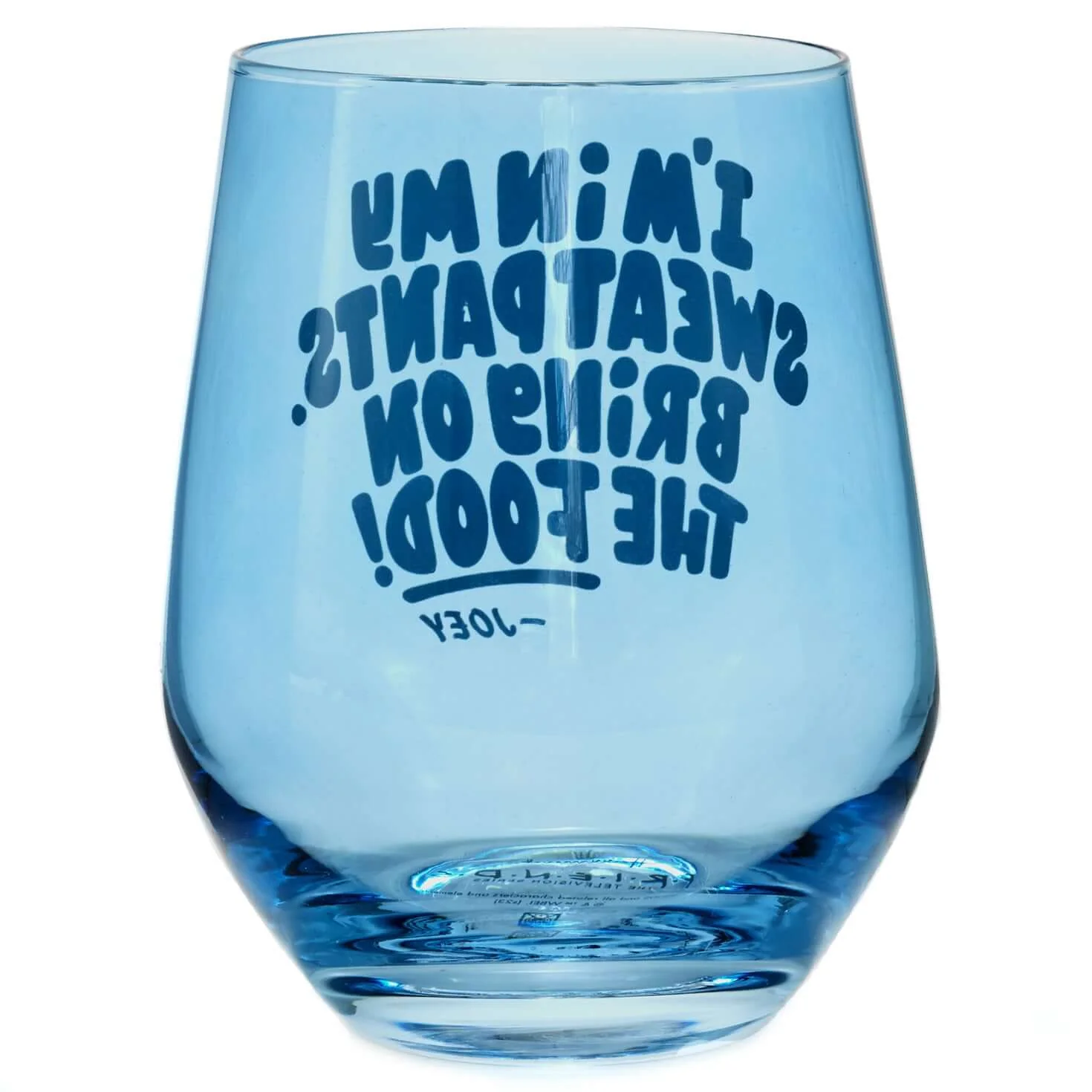 Friends Bring On the Food Stemless Wine Glass, 16 oz. - Image 2