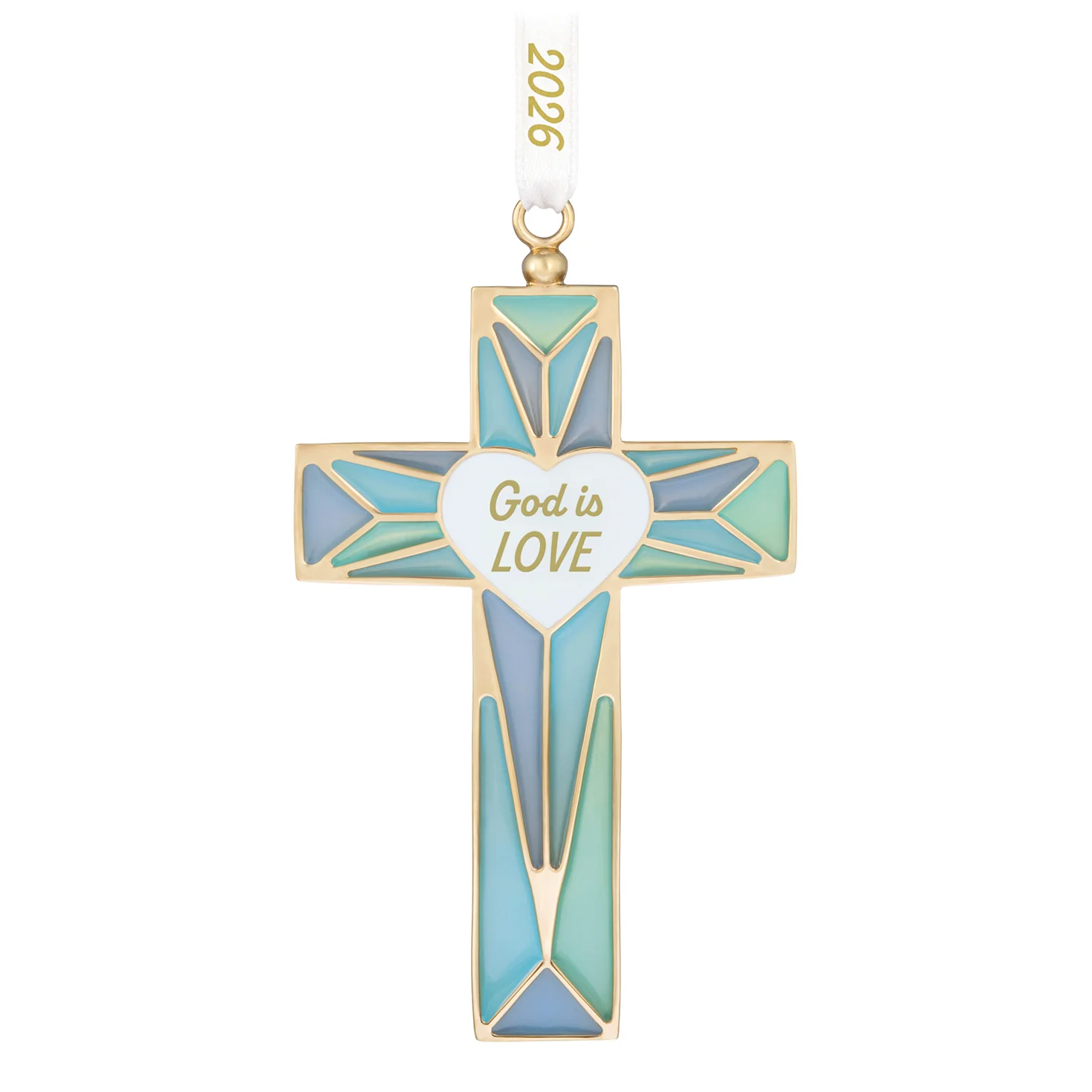 God is Love 2026, Metal — 2026 Hallmark Keepsake Christmas Ornament