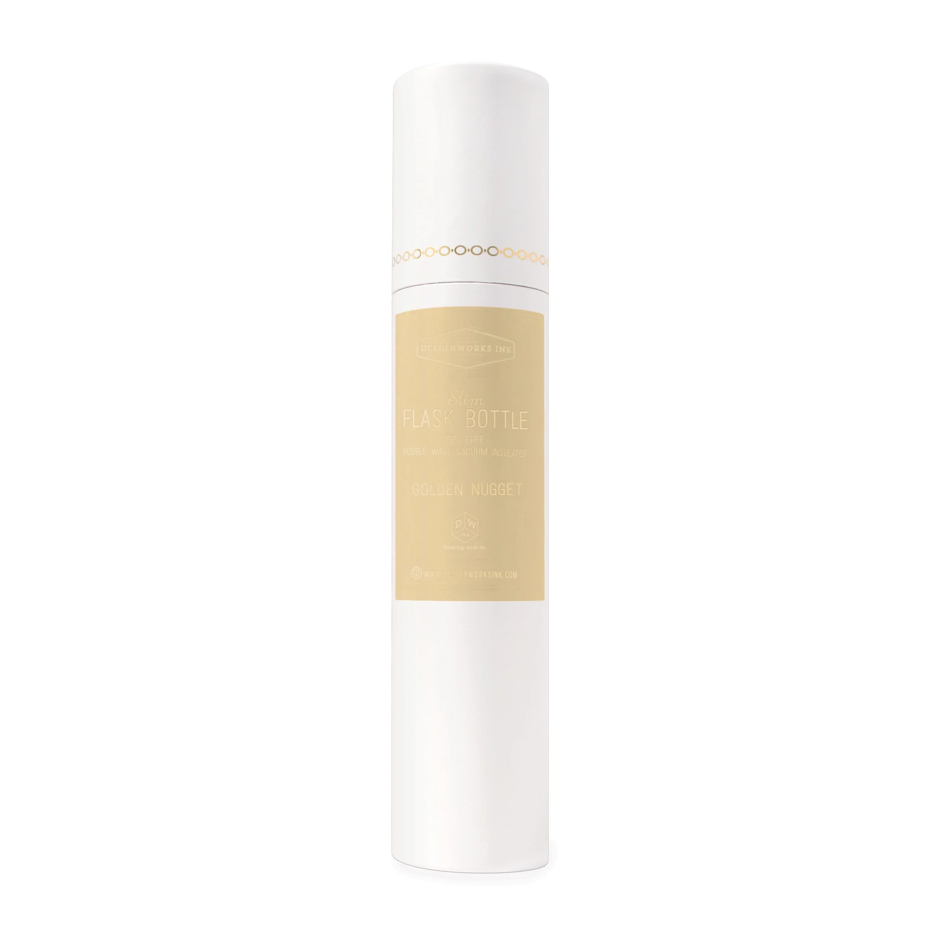 Golden Slim Flask Bottle - Image 4