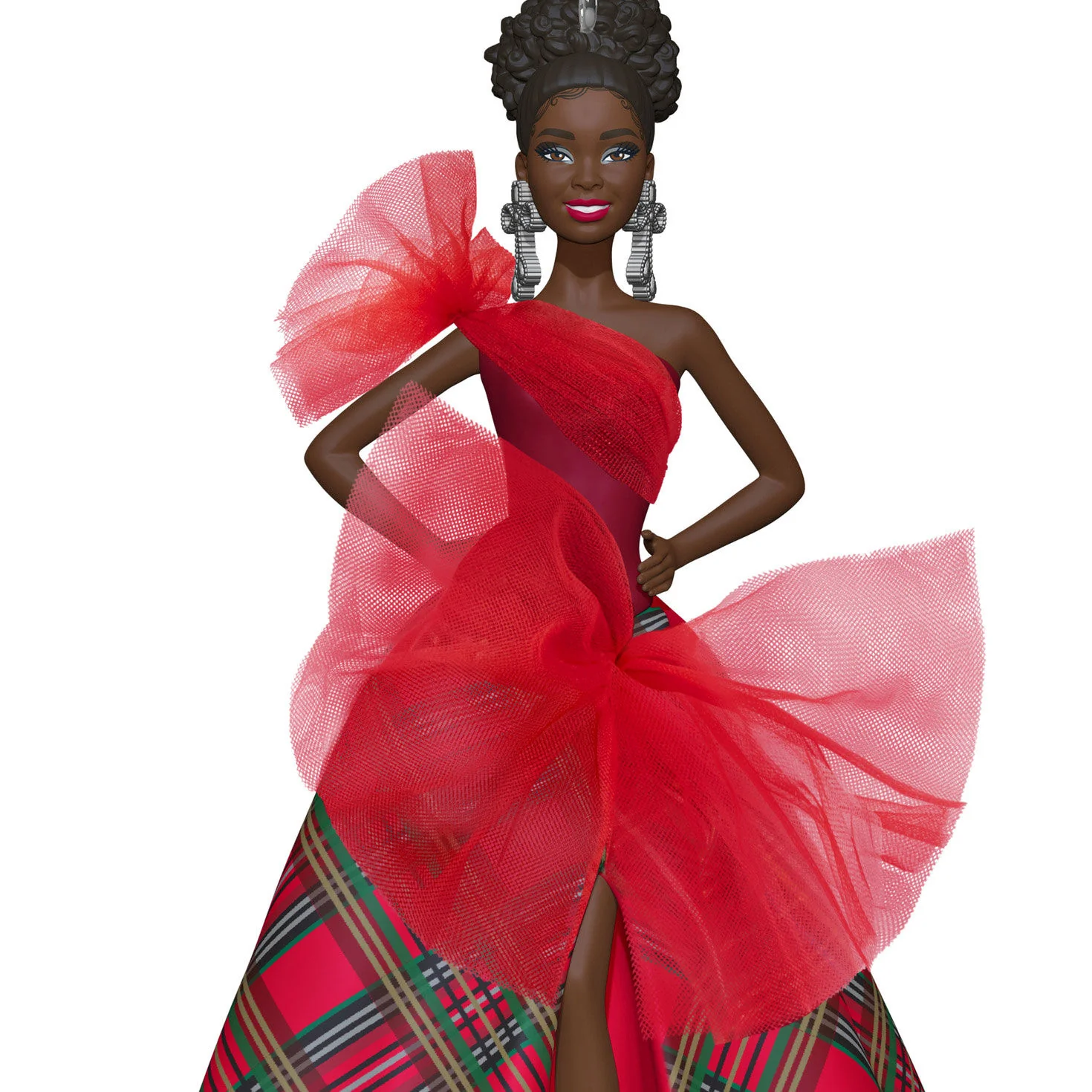 2024 Black Holiday Barbie™ — Hallmark Keepsake Christmas Ornament - Image 4