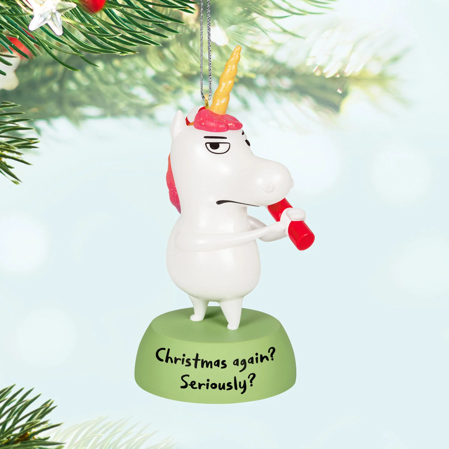 Meh Unicorn — Hallmark Keepsake Christmas Ornament - Image 2