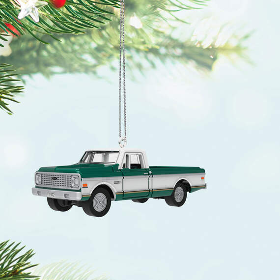 Lil' American Trucks 1972 Chevrolet® Cheyenne™ Super (Miniature) — Hallmark Keepsake Christmas Ornament - Image 2