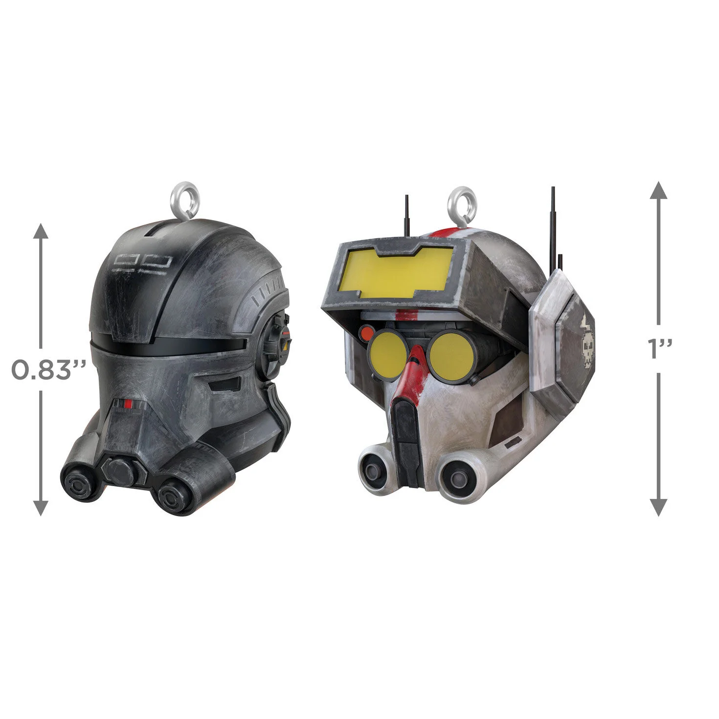 Star Wars™: The Bad Batch™ Echo™ and Tech™, Set of 2 (Miniature) — Hallmark Keepsake Christmas Ornaments - Image 3