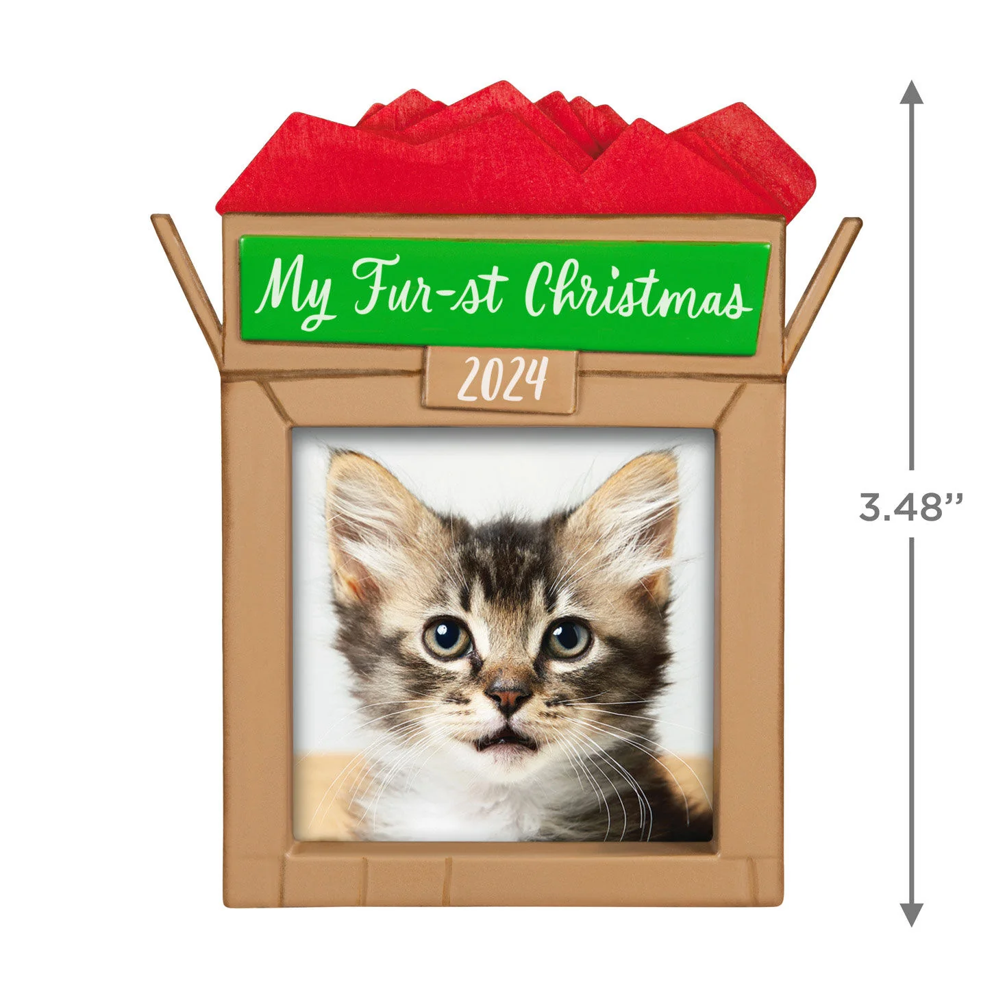 Pet's Fur-st Christmas Photo Frame — Hallmark Keepsake Christmas Ornament - Image 3