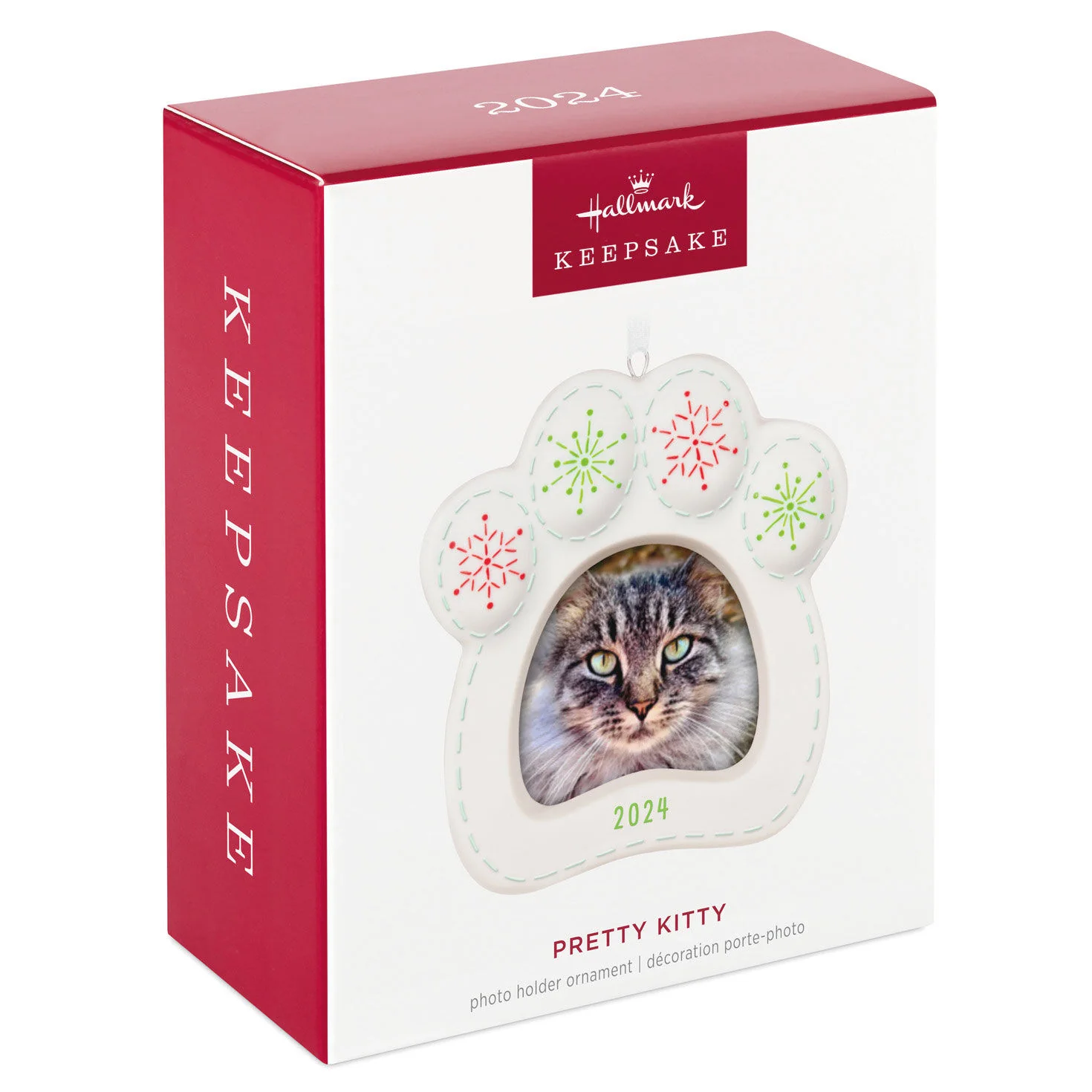 Pretty Kitty Photo Frame (Porcelain) — Hallmark Keepsake Christmas Ornament - Image 7