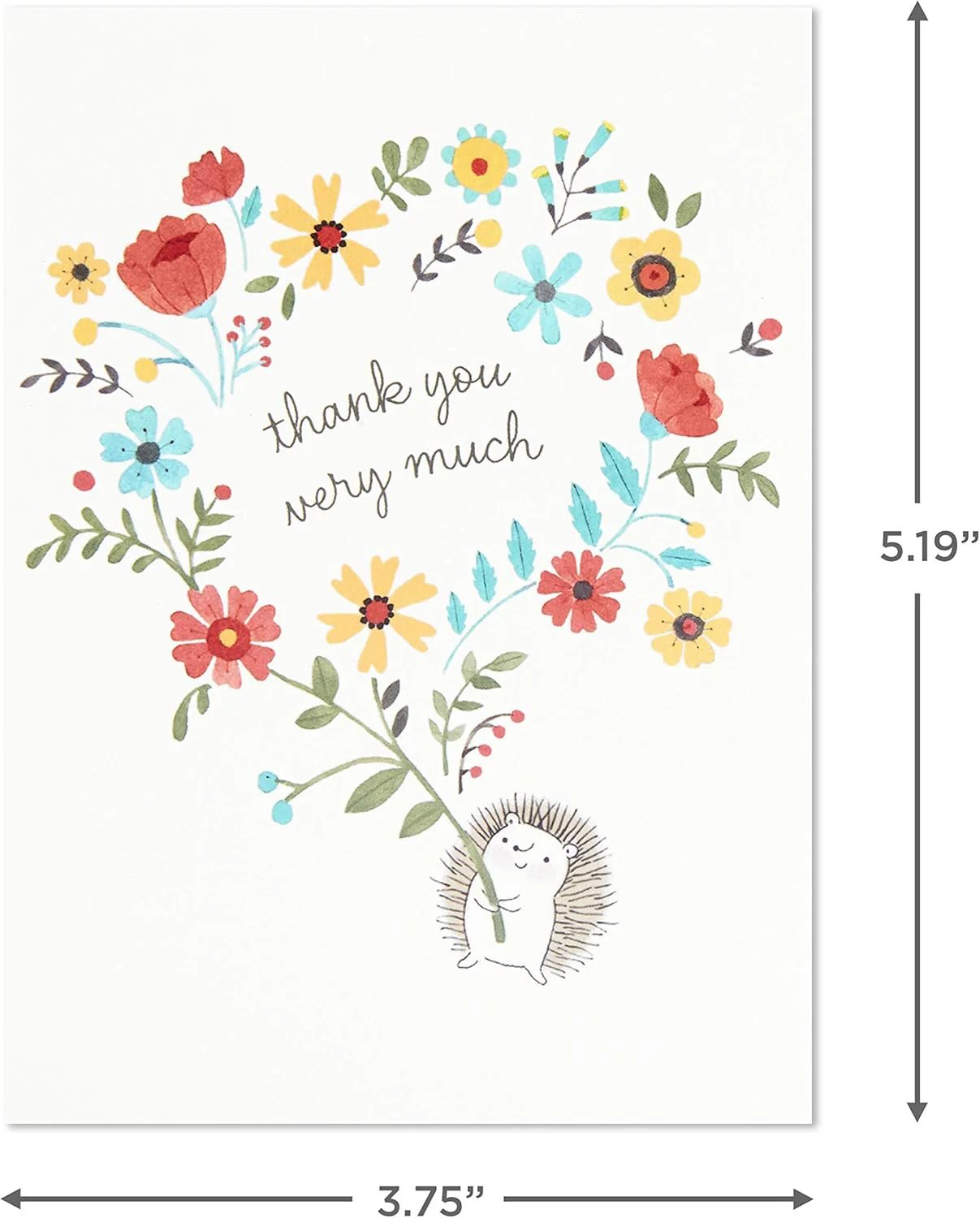 Hallmark Baby Shower Thank You Cards Assortment, Woodland Animals (48 Cards with Envelopes for Baby Boy or Baby Girl) Deer, Owl, Bear, Fox - Image 3