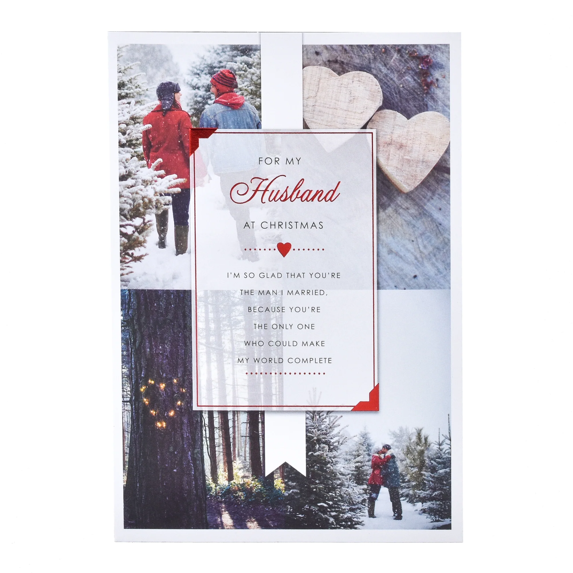 Hallmark Christmas Card For My Husband - So Glad
