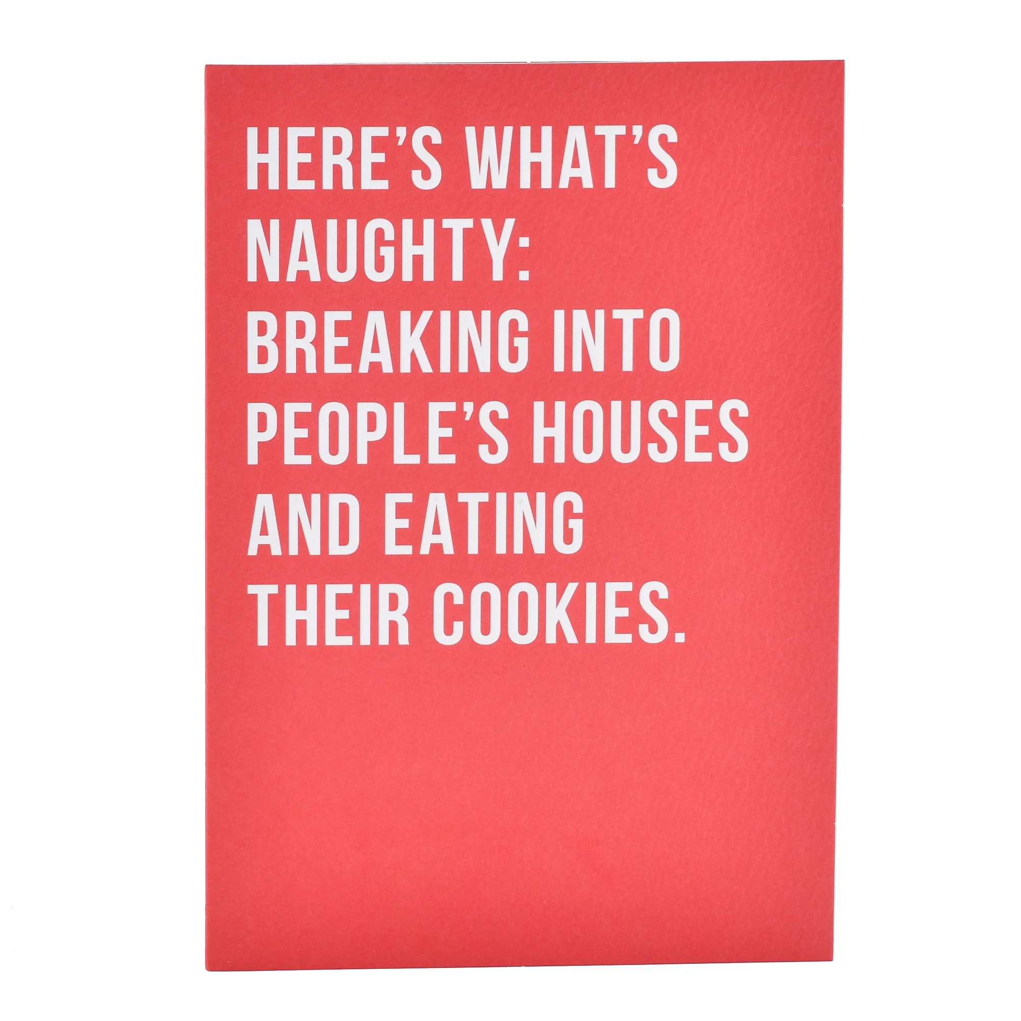 Hallmark Christmas Card - Naughty List