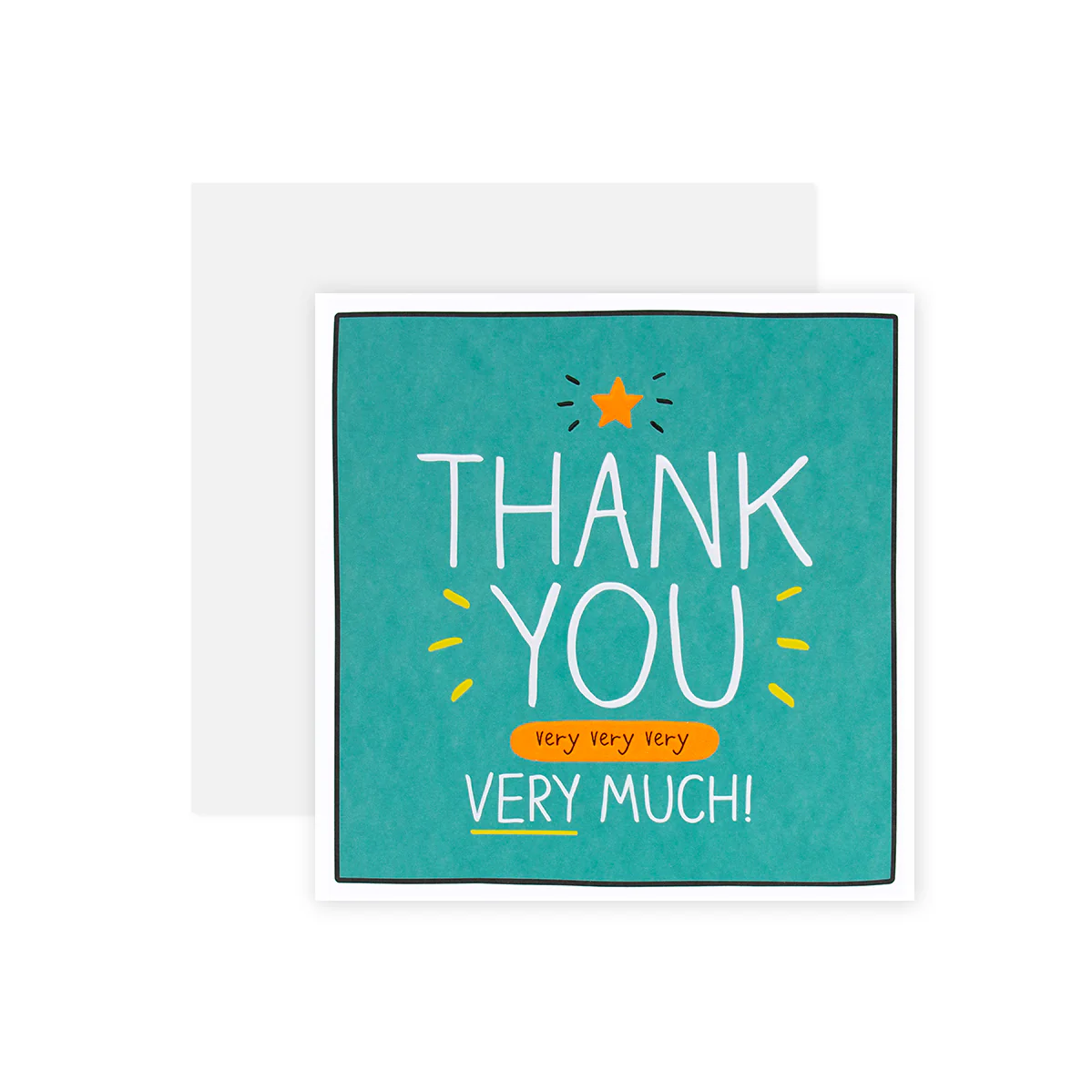 Hallmark Happy Jackson Thank You Card - Very Very Very Very Much - Image 2