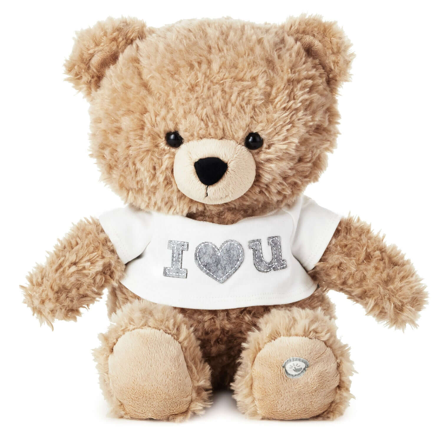 I Love You Bear Singing Stuffed Animal With Motion, 11'' - Image 3