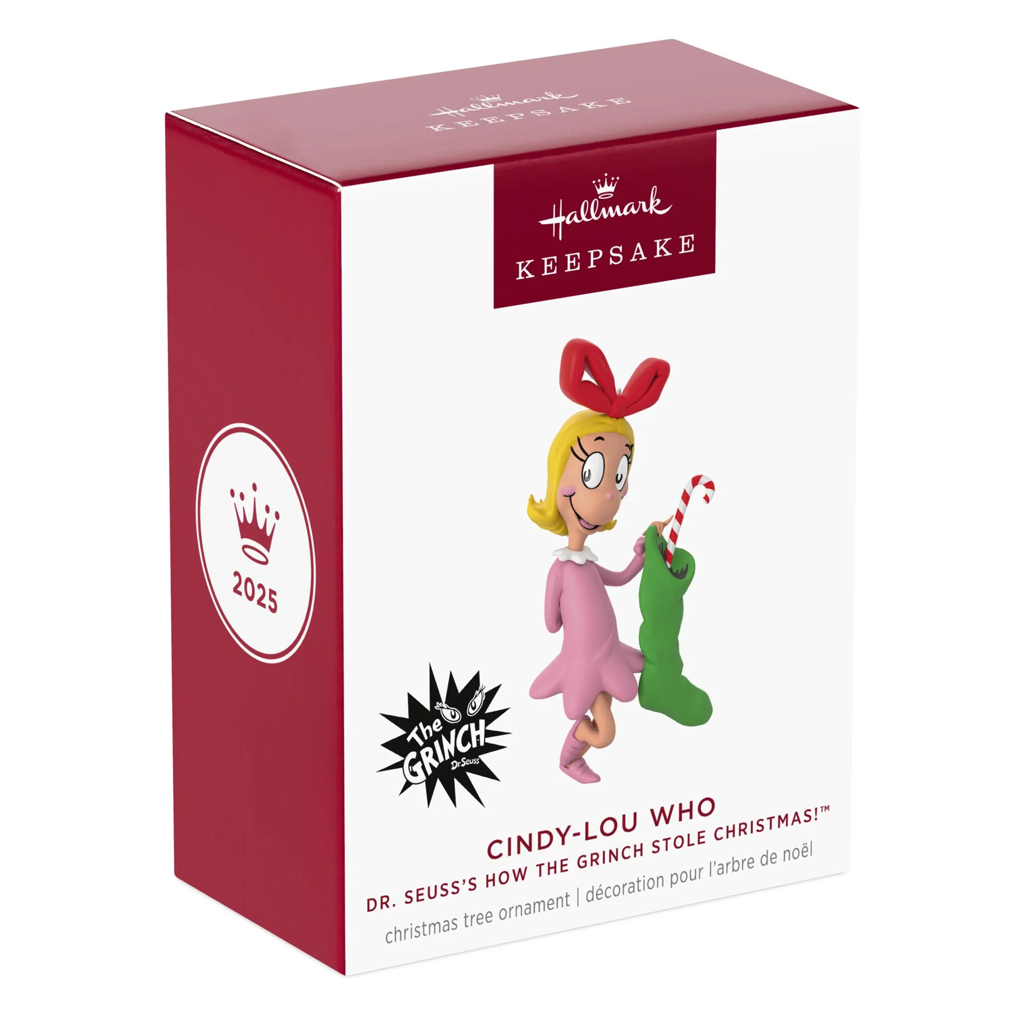 Dr. Seuss's How the Grinch Stole Christmas!™, Cindy-Lou Who — 2025 Hallmark Keepsake Christmas Ornament - Image 7