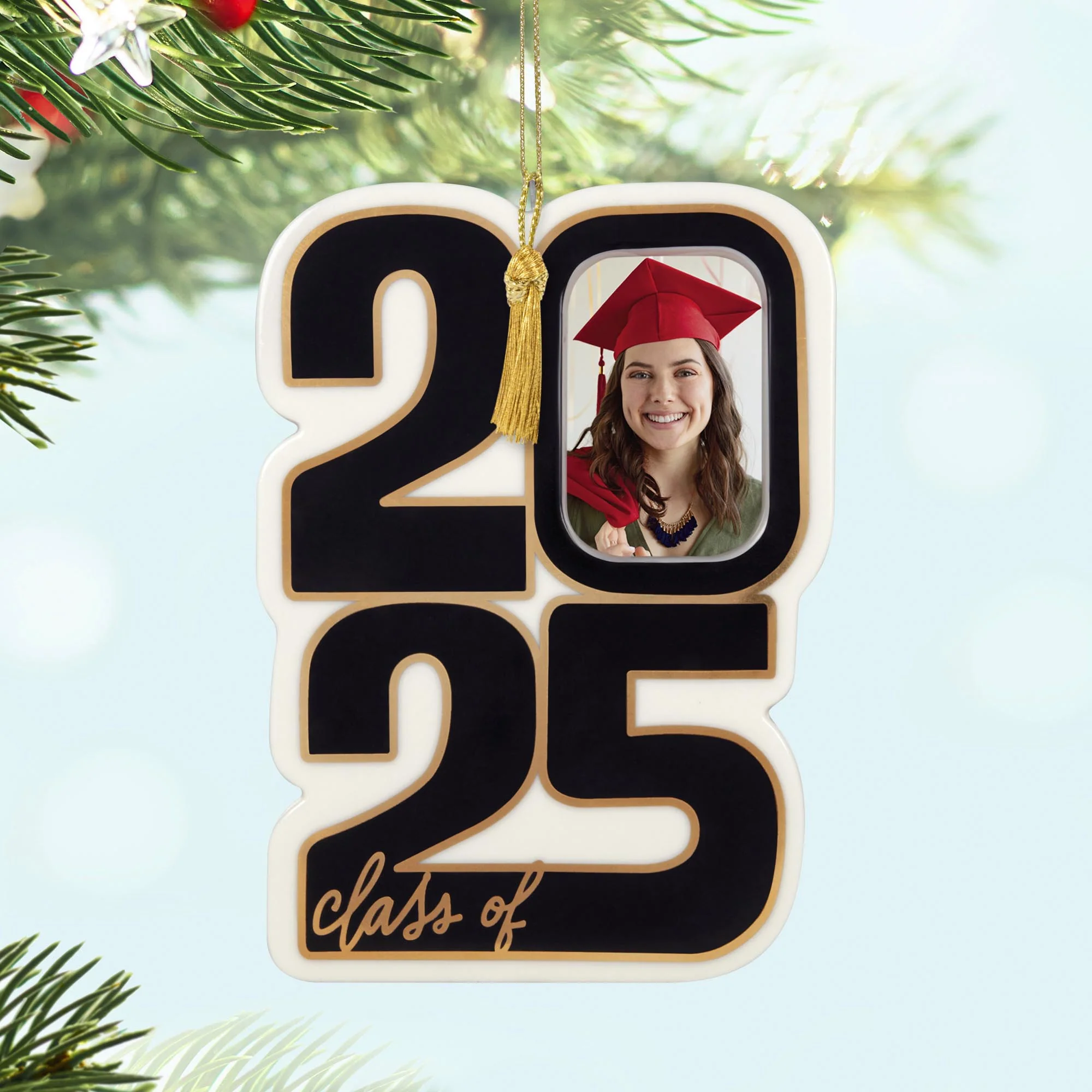 Class of 2025, Photo Holder — 2025 Hallmark Keepsake Christmas Ornament - Image 2