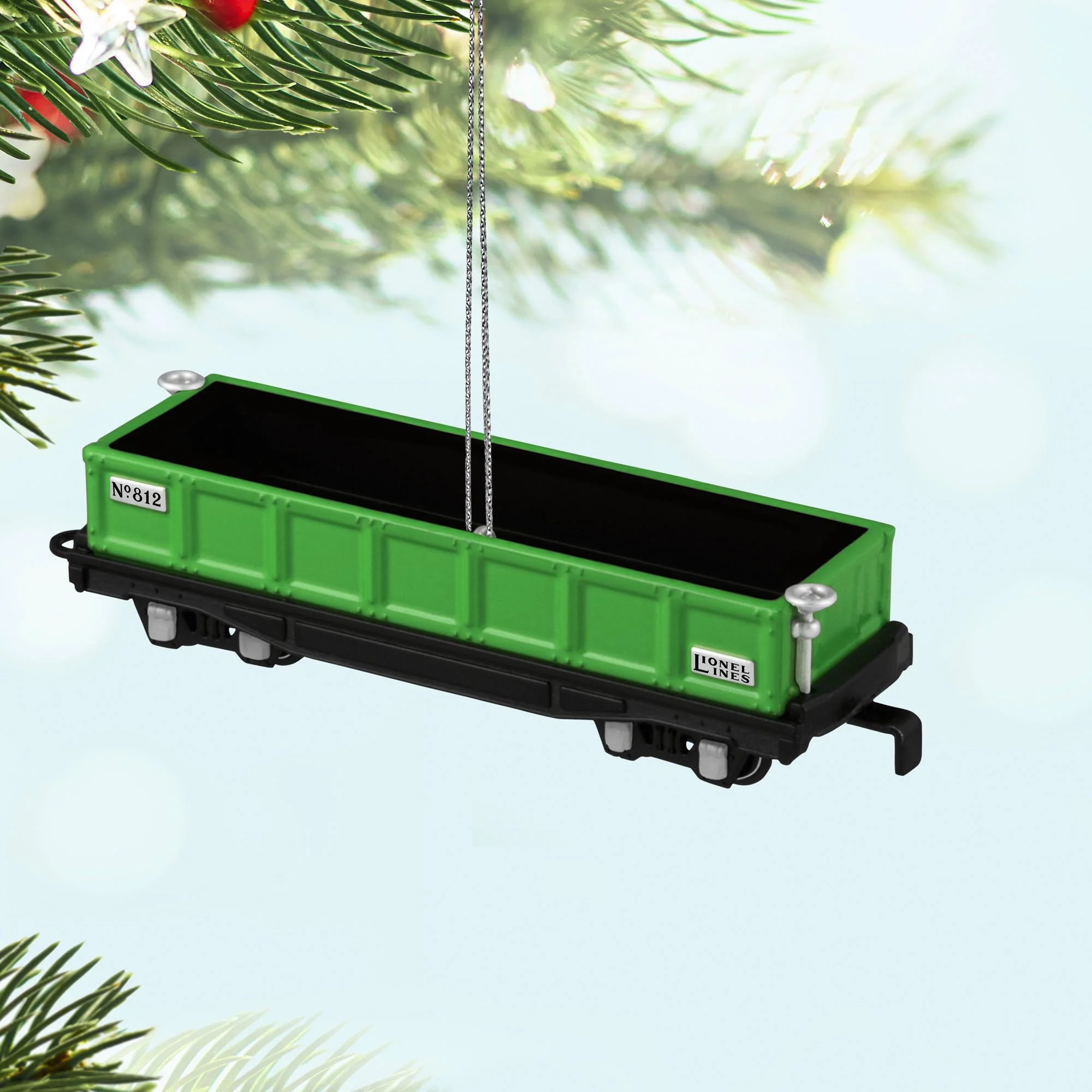LIONEL® 812 Gondola Car — 2025 Hallmark Keepsake Christmas Ornament - Image 2