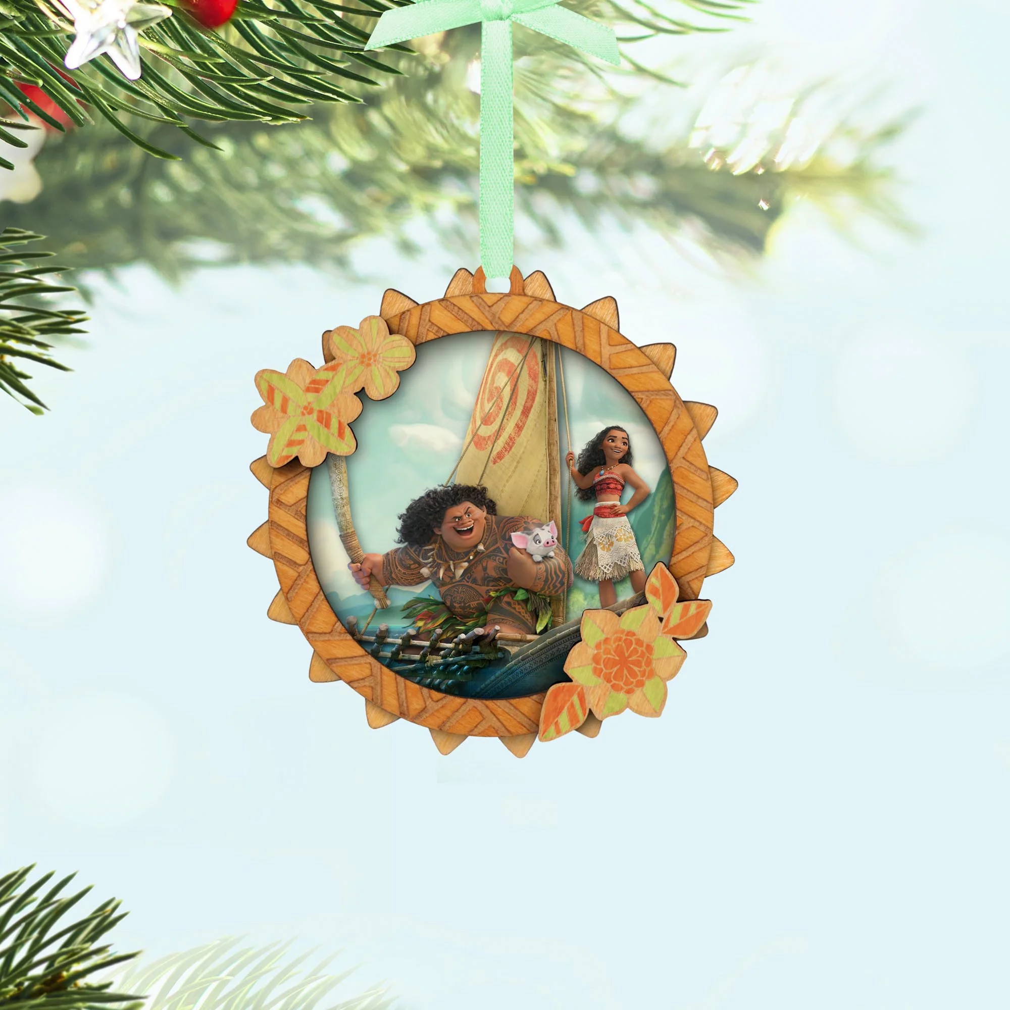 Disney Moana, Setting Sail — 2025 Hallmark Keepsake Christmas Ornament - Image 2