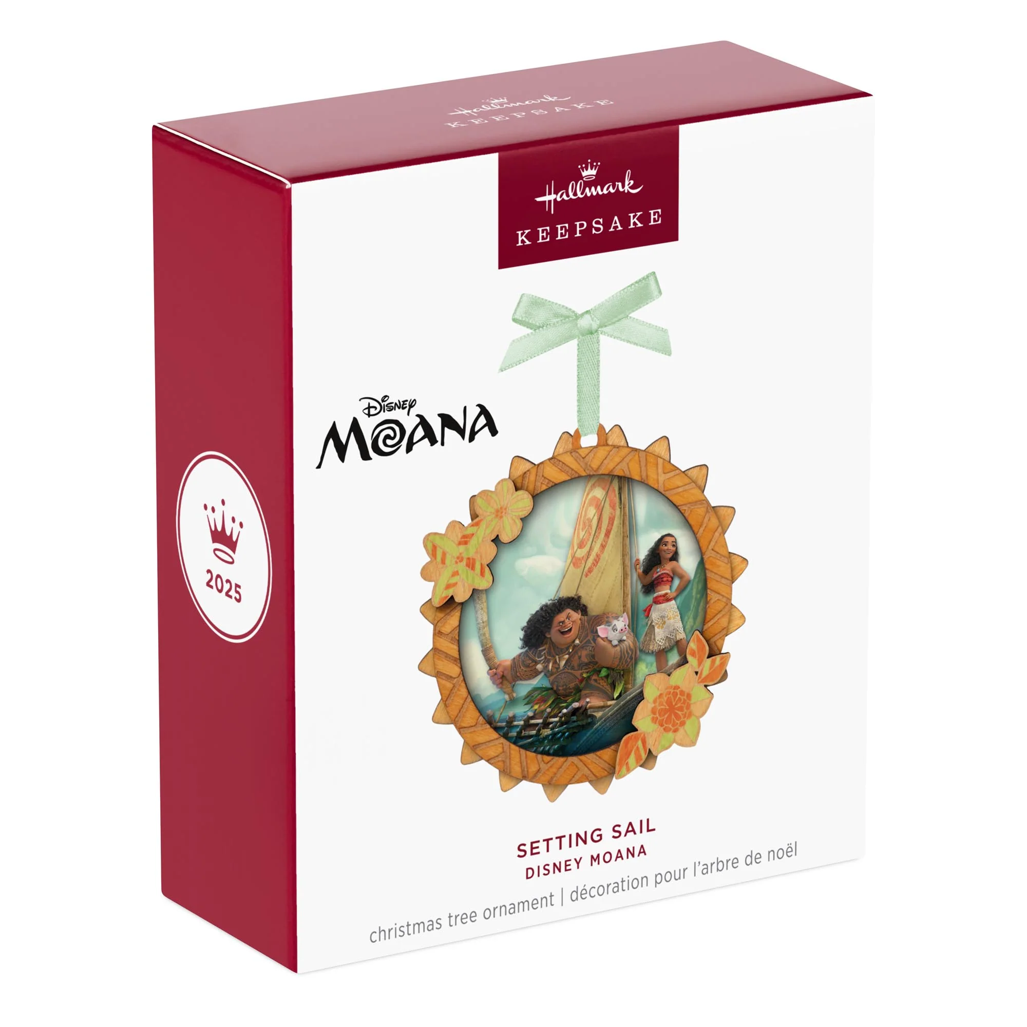 Disney Moana, Setting Sail — 2025 Hallmark Keepsake Christmas Ornament - Image 7