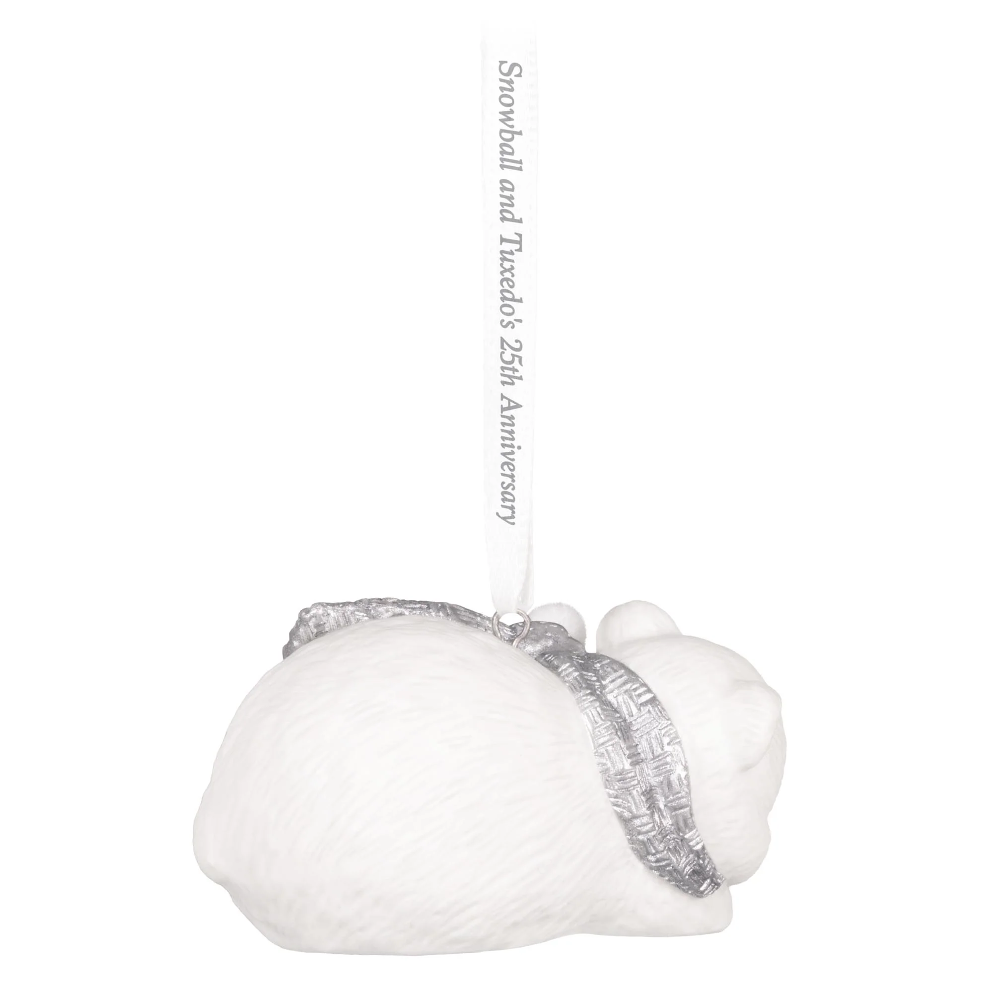 2025 Snowball and Tuxedo 25th Anniversary — 2025 Hallmark Keepsake Christmas Ornament - Image 5