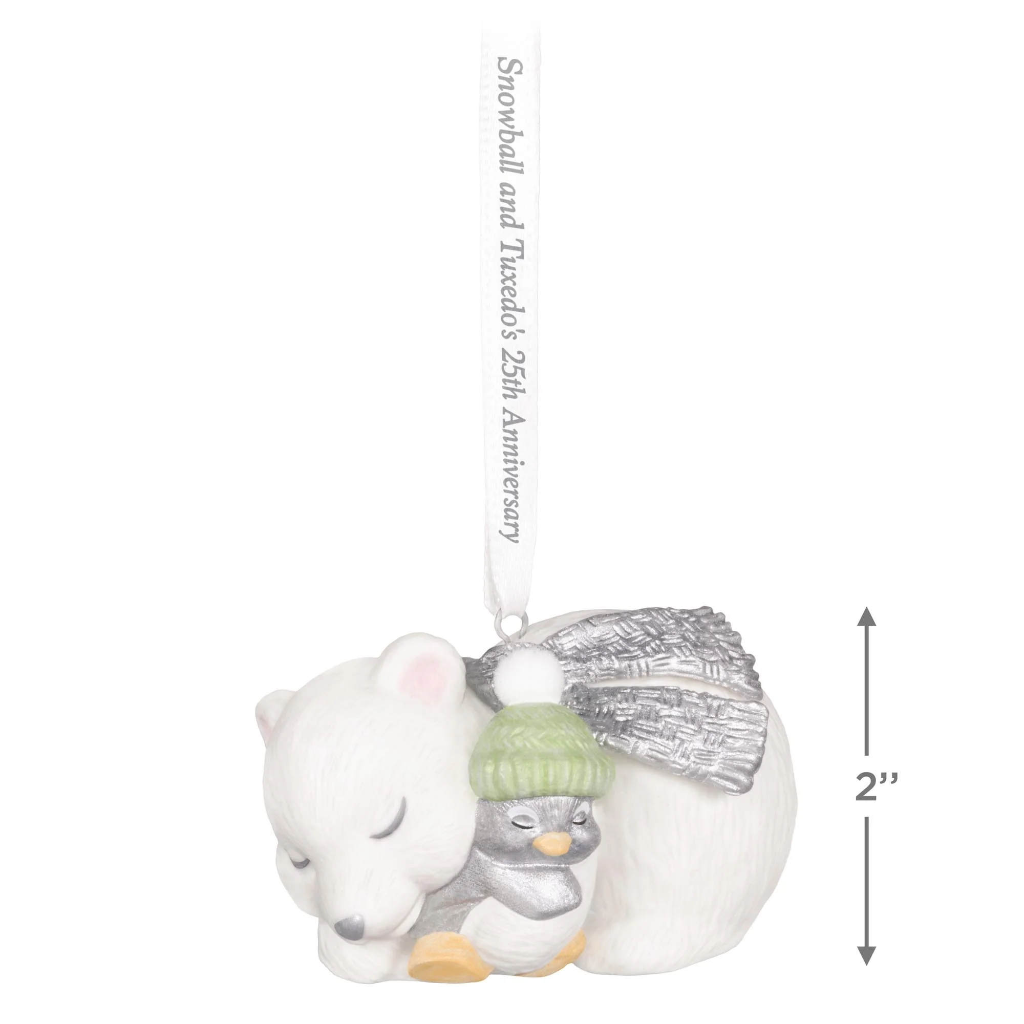 2025 Snowball and Tuxedo 25th Anniversary — 2025 Hallmark Keepsake Christmas Ornament - Image 6