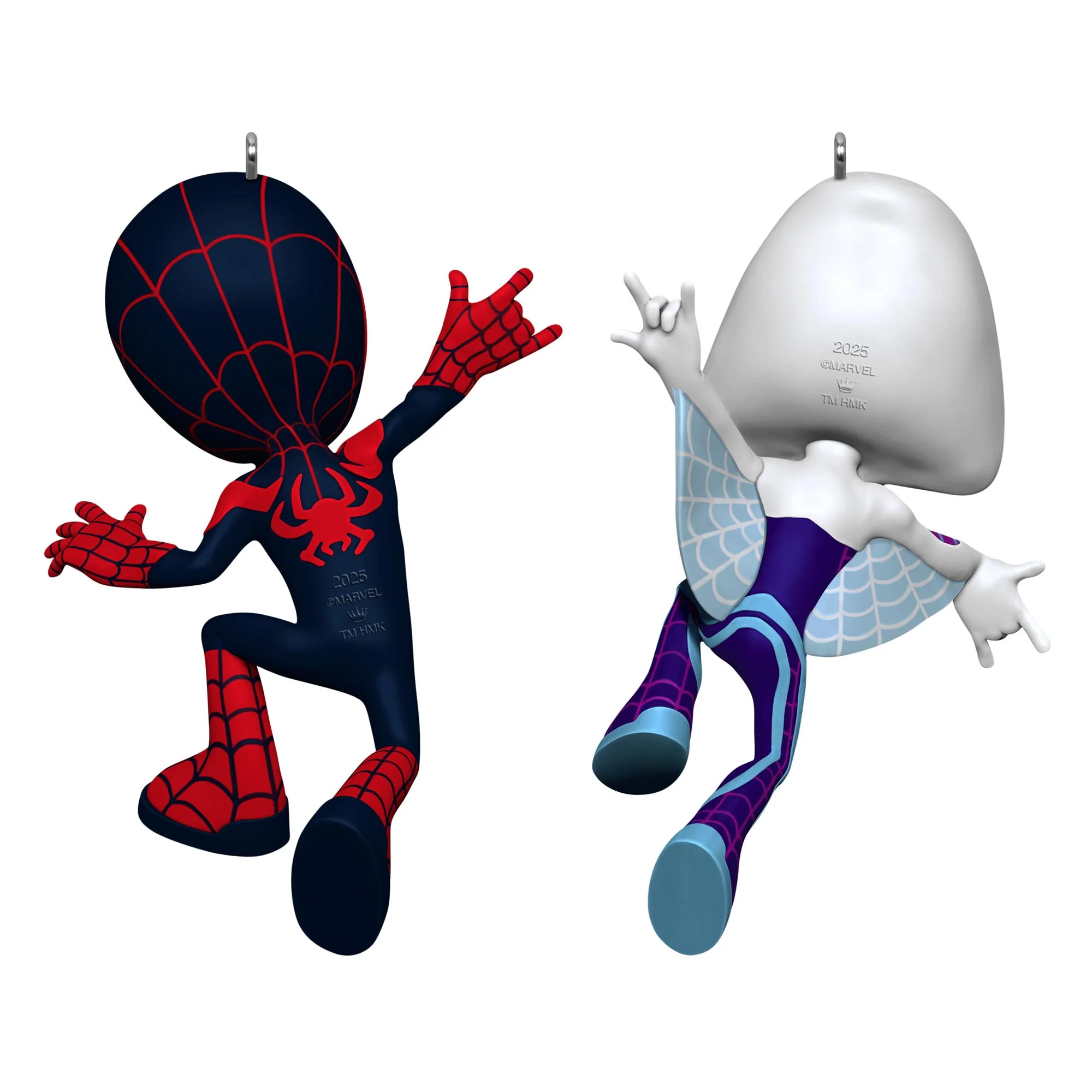 Marvel, Spidey and His Amazing Friends, Spin and Ghost-Spider — 2025 Hallmark Keepsake Christmas Ornament - Image 5