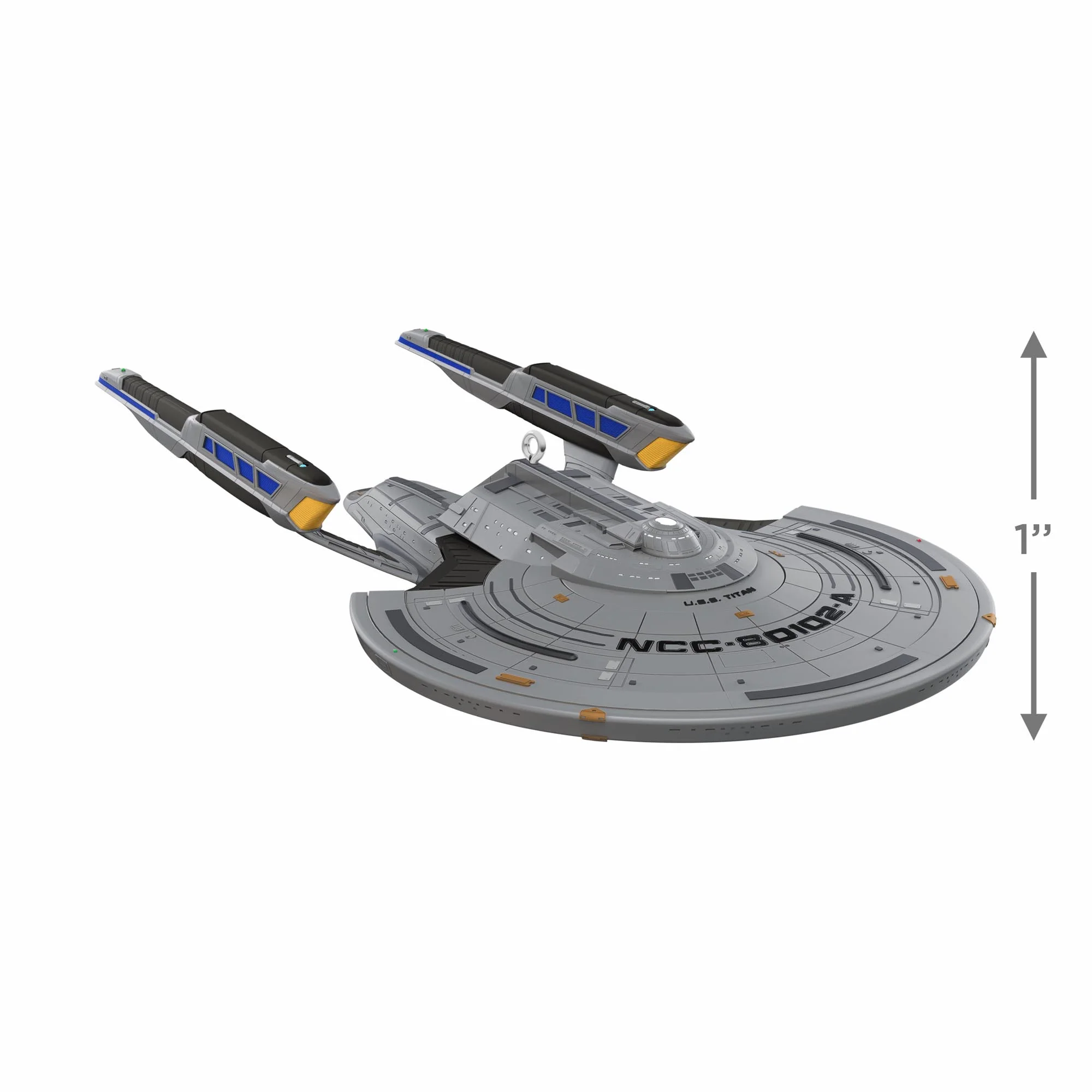 Star Trek™: Picard, U.S.S. Titan — 2025 Hallmark Keepsake Christmas Ornament - Image 6