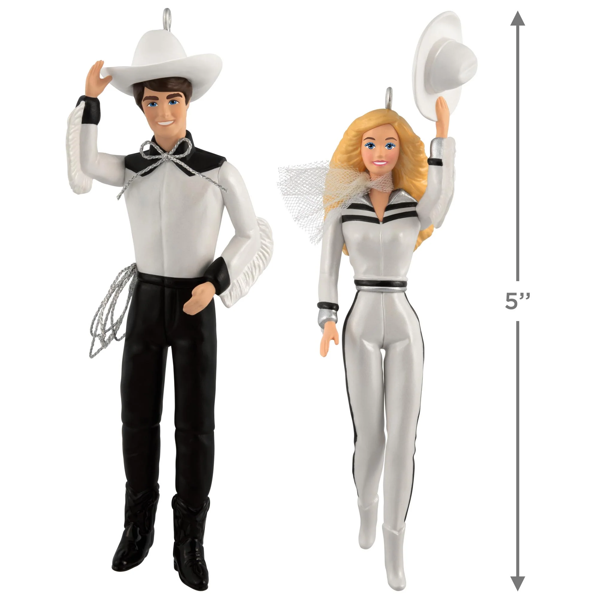 Barbie™ and Ken™ Western Stars, Set of 2 — 2025 Hallmark Keepsake Christmas Ornament - Image 6
