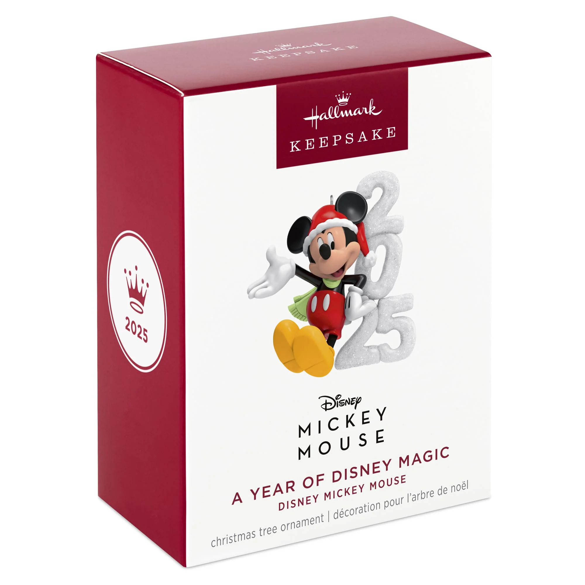 Disney Mickey Mouse, 2025 A Year of Disney Magic — Hallmark Keepsake Christmas Ornament - Image 7