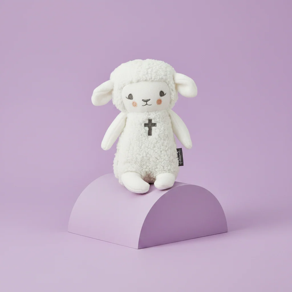 Lullaby Lamb Musical Stuffed Animal, 8.25" - Image 8