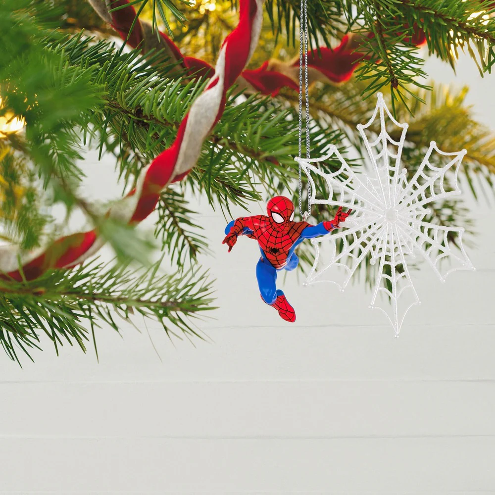 Marvel Spider—Man, Spidey Spins a Snowflake — Hallmark Keepsake Christmas Ornament - Image 2