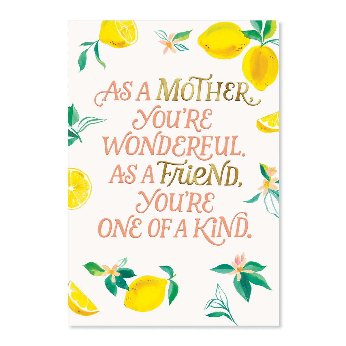 Hallmark Mother's Day Card From Friend - One Of A Kind